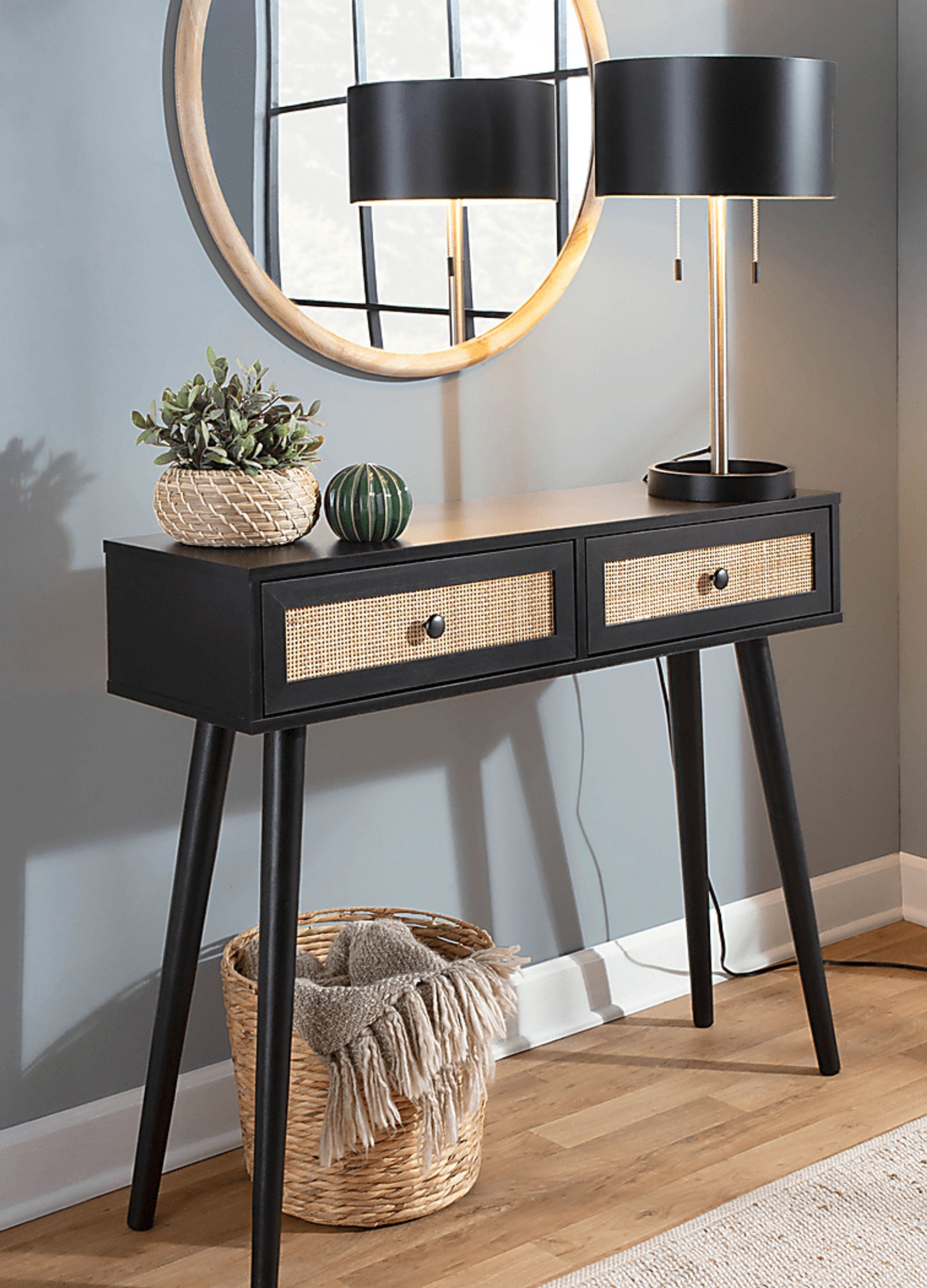 Belle Ann Black Sofa Table - Image 10