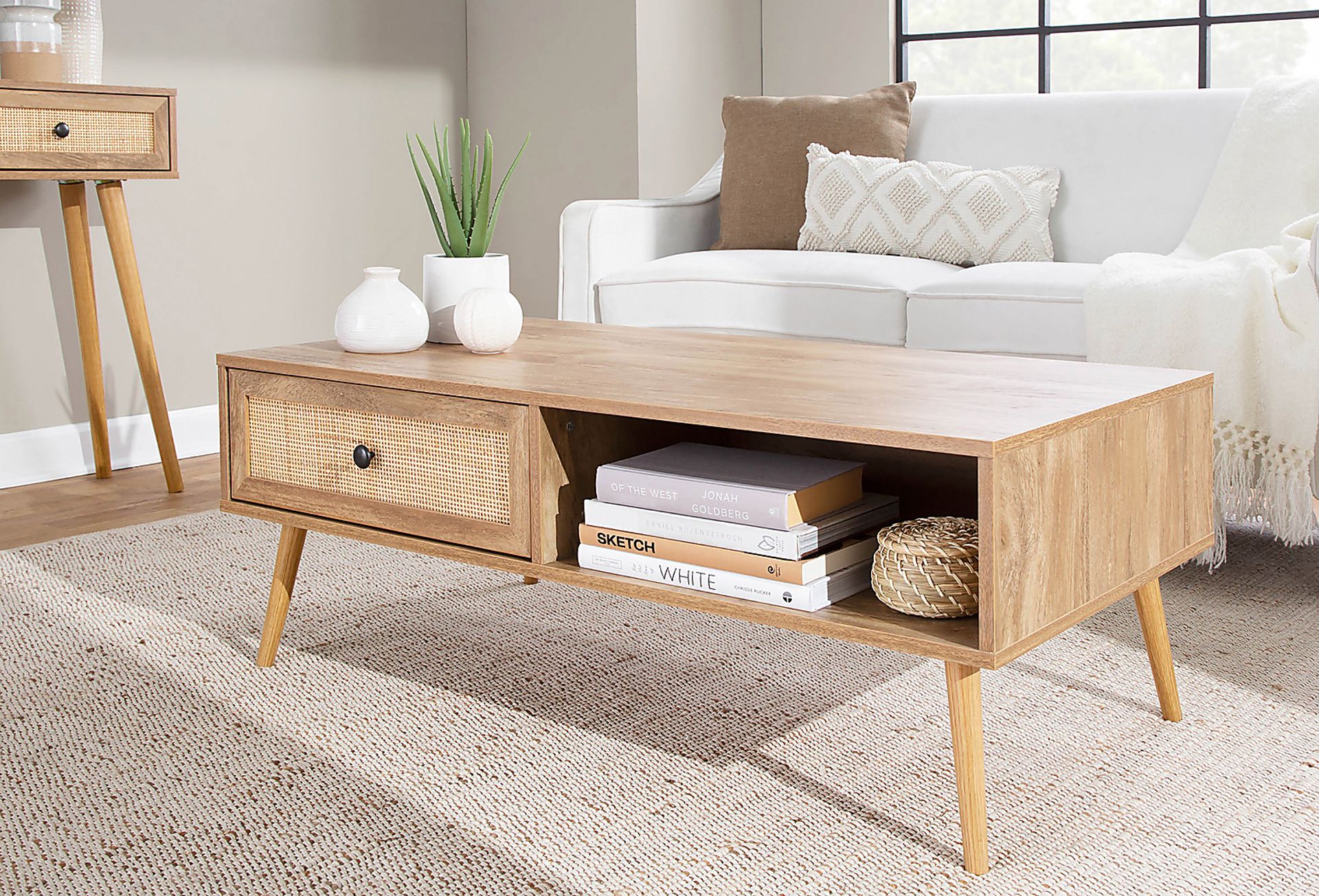 Belle Ann Natural Coffee Table - Image 10