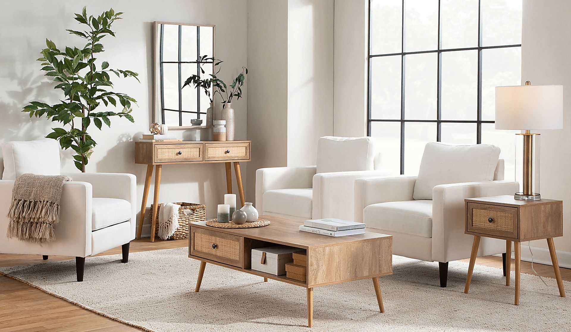 Belle Ann Natural Side Table - Image 10