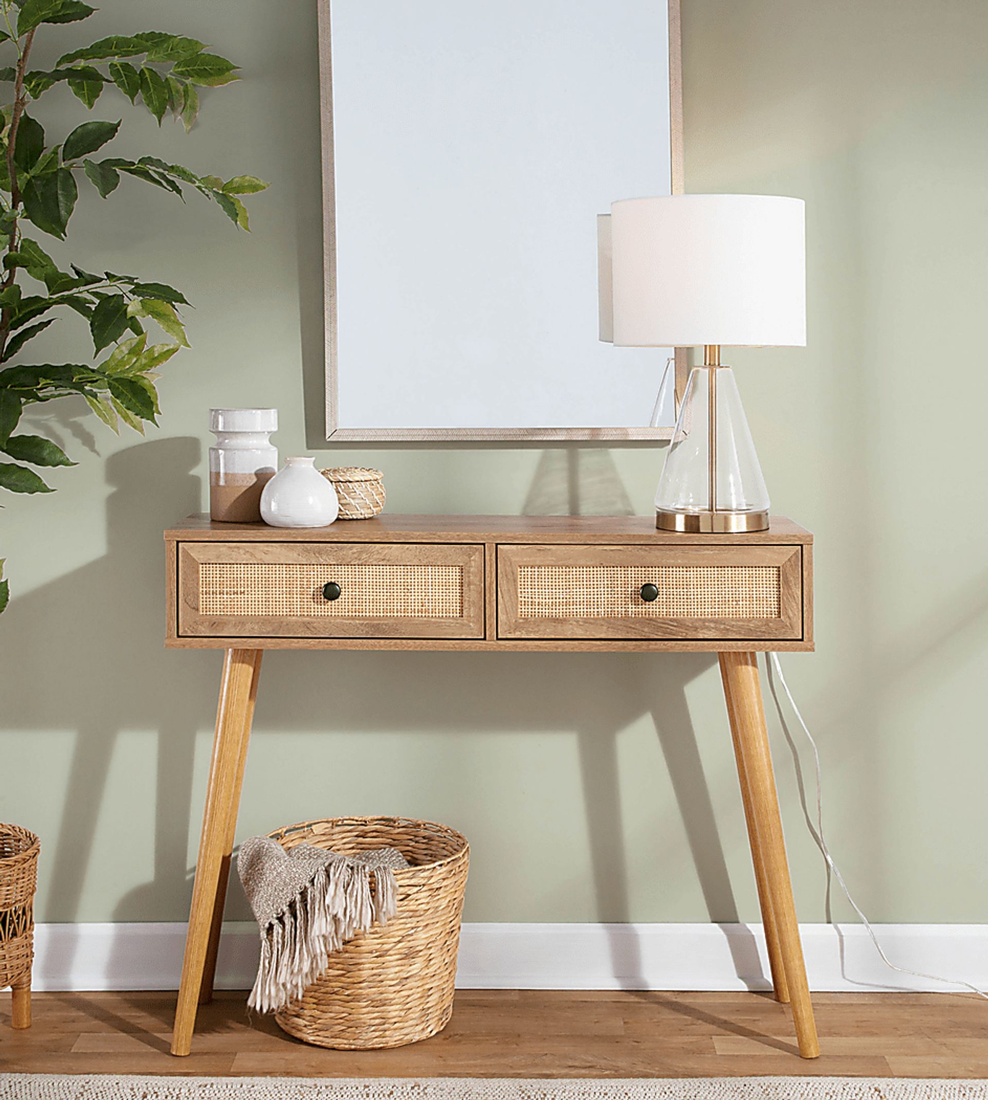 Belle Ann Natural Sofa Table - Image 11