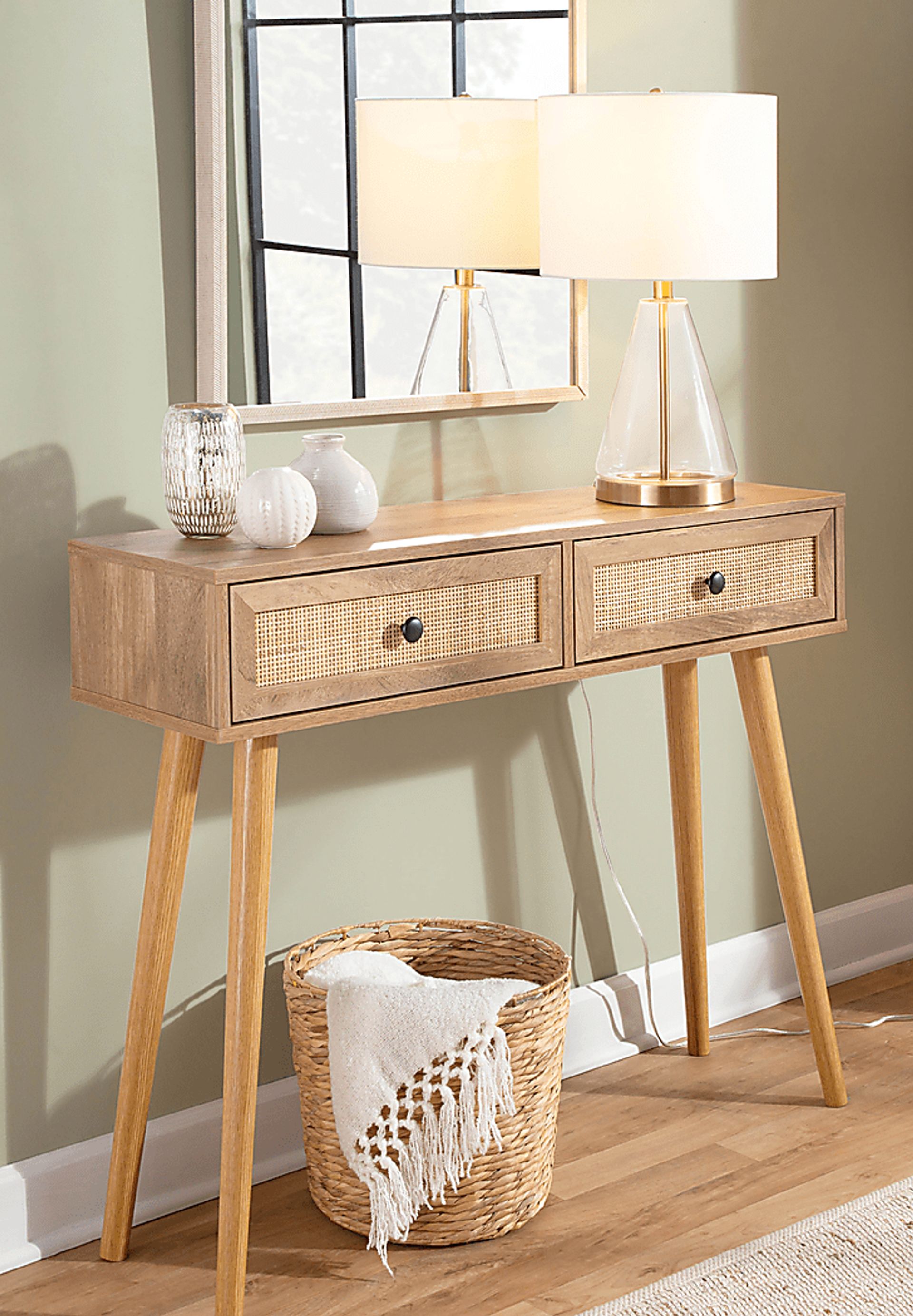 Belle Ann Natural Sofa Table - Image 10