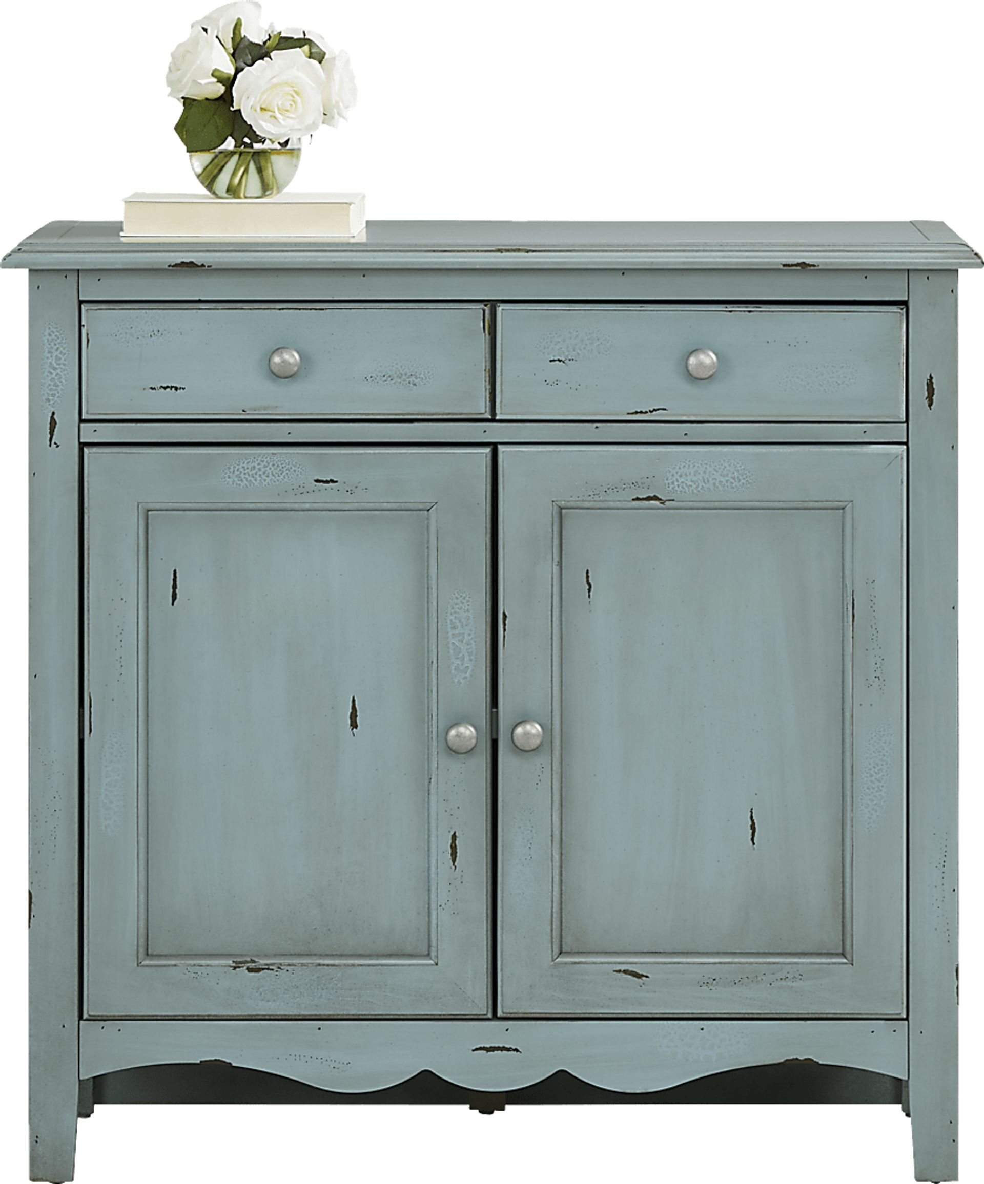 Belle De Provence Blue Accent Cabinet - Image 3