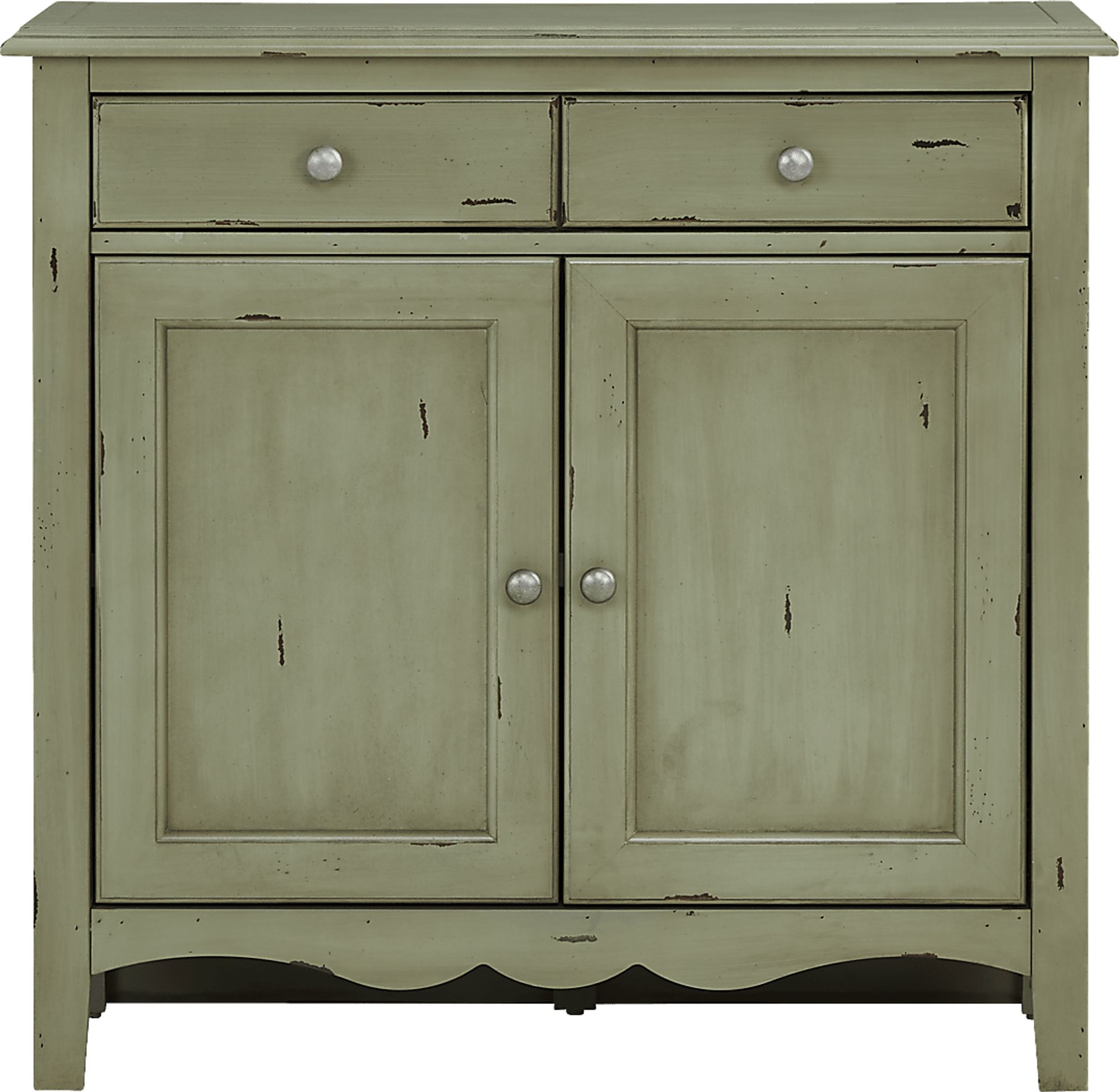 Belle De Provence Green Accent Cabinet - Image 1