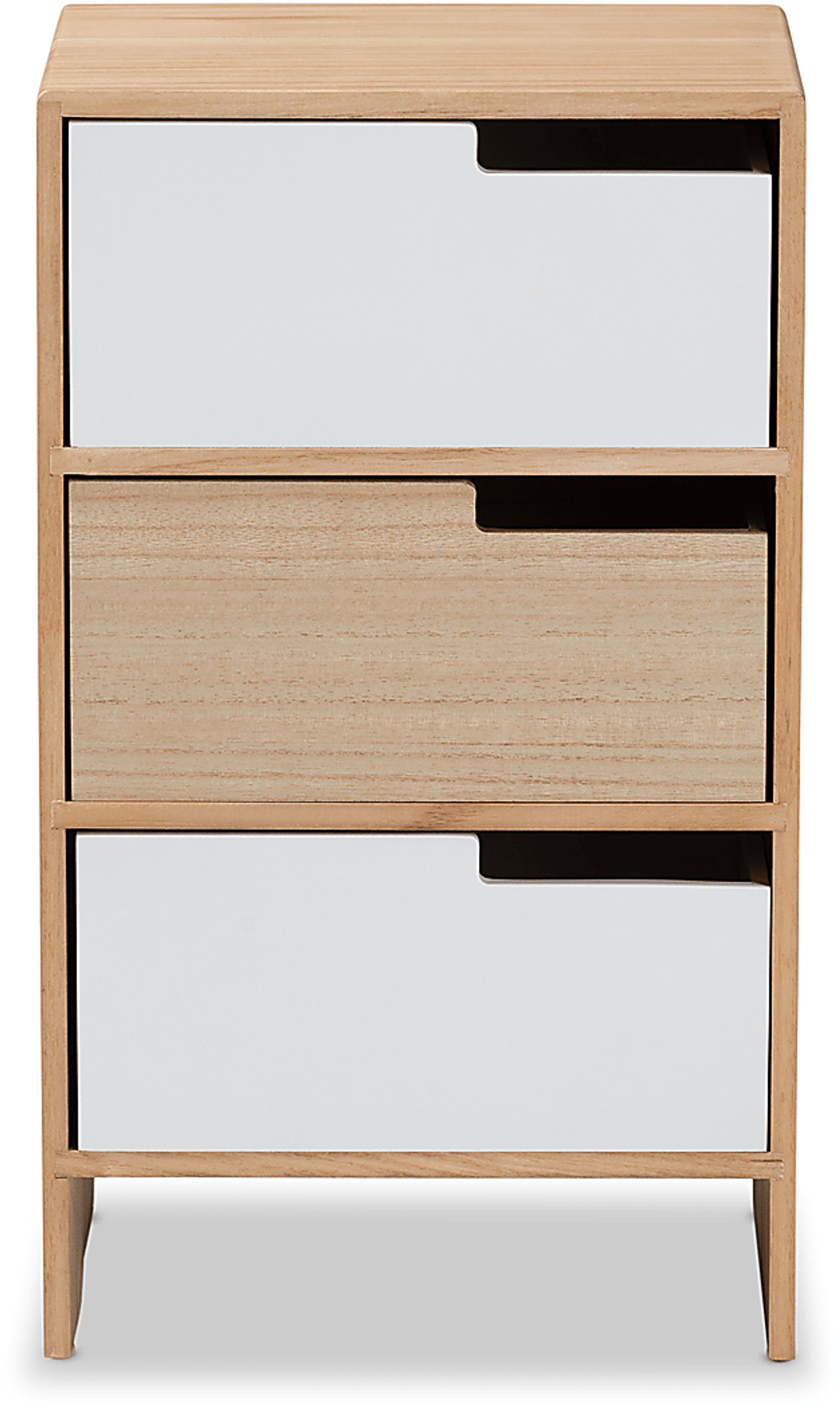 Belleau Brown 3 Drawer Accent Cabinet - Image 4