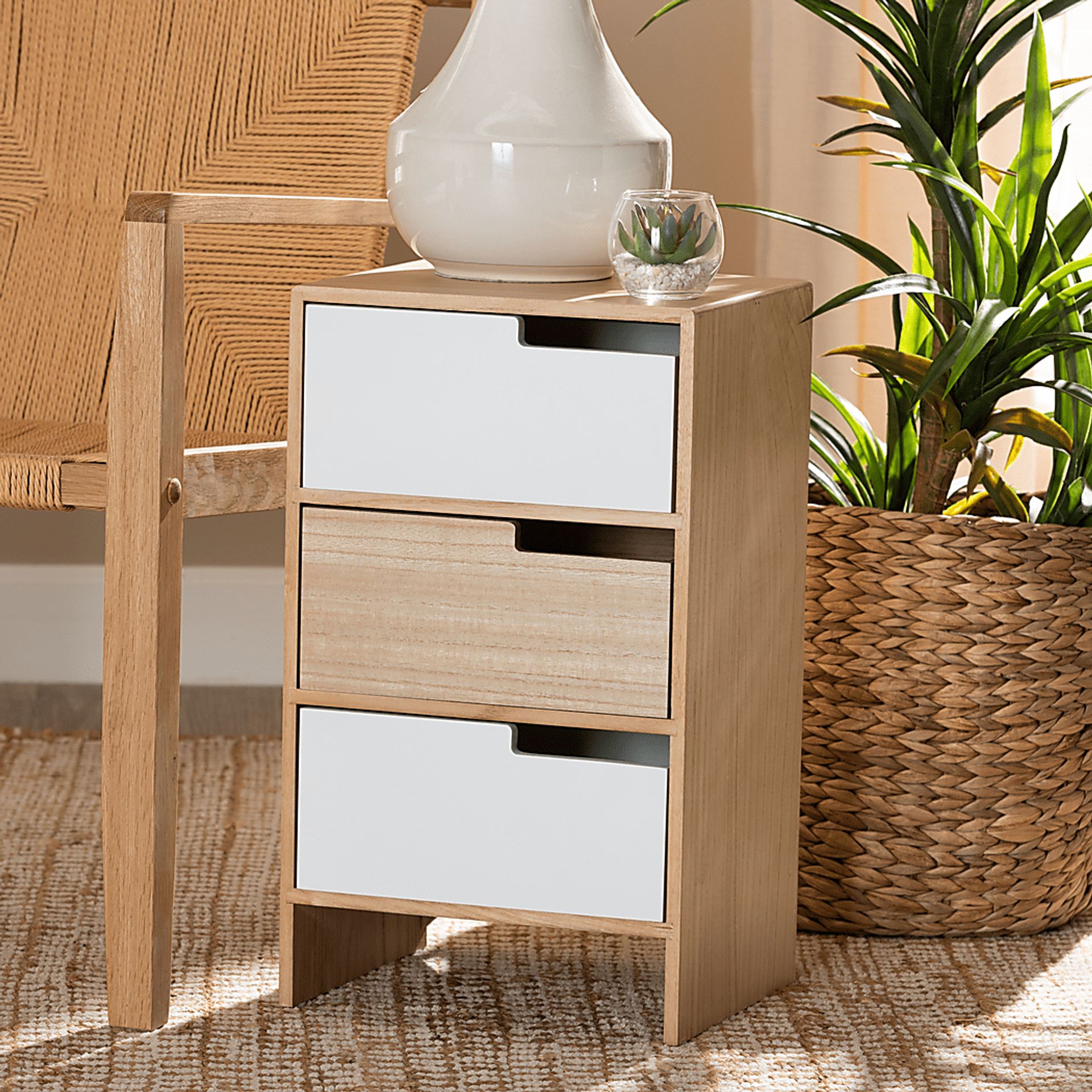 Belleau Brown 3 Drawer Accent Cabinet - Image 7