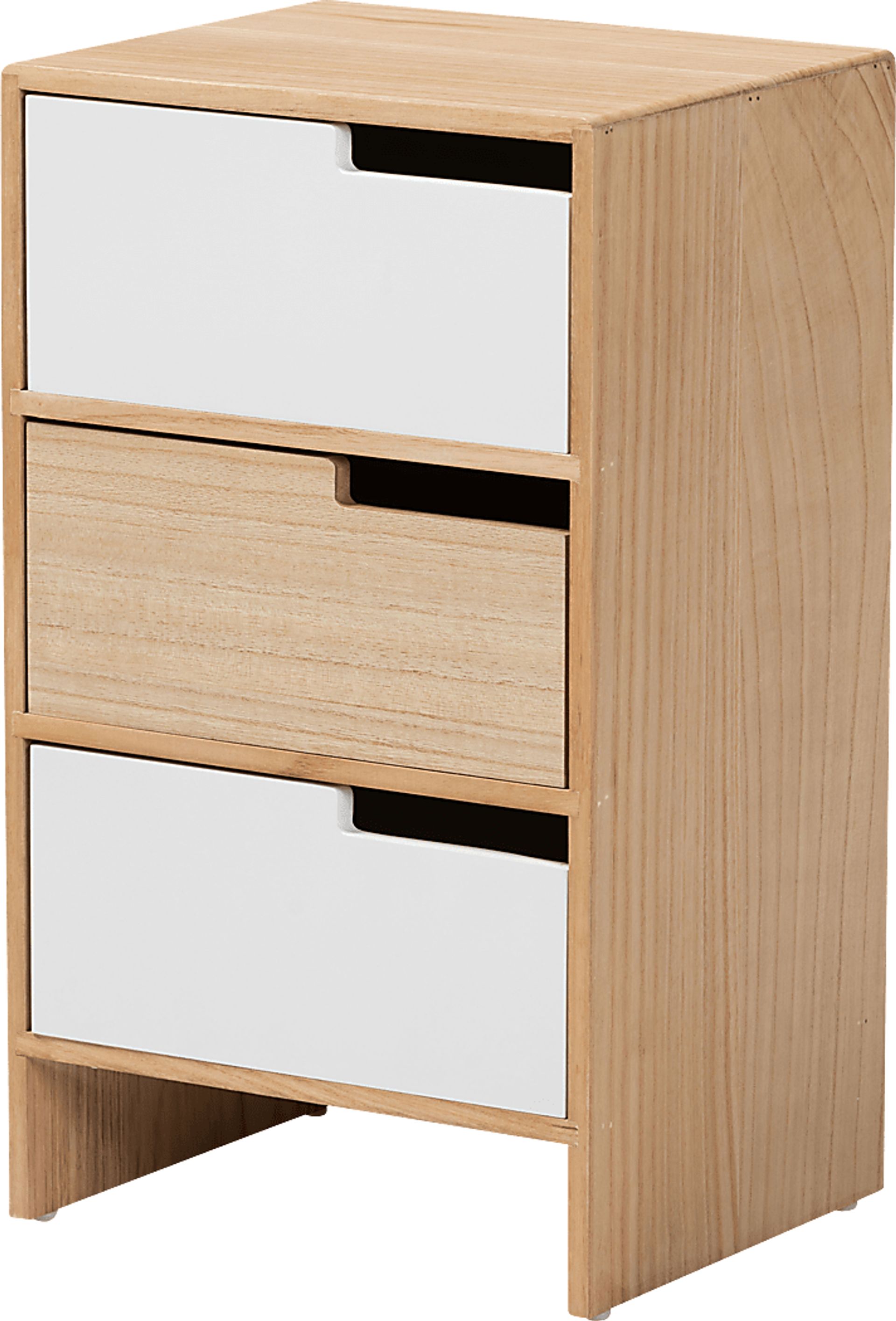Belleau Brown 3 Drawer Accent Cabinet - Image 1