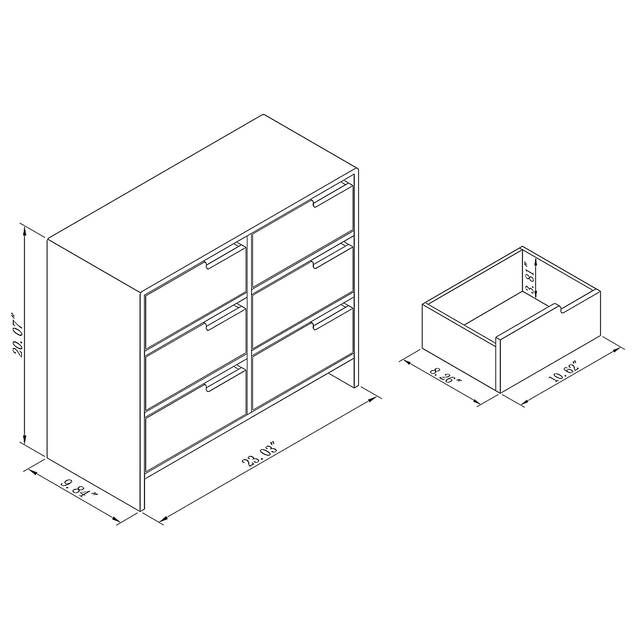 Belleau Brown 6 Drawer Accent Cabinet - Thumbnail - Image 10