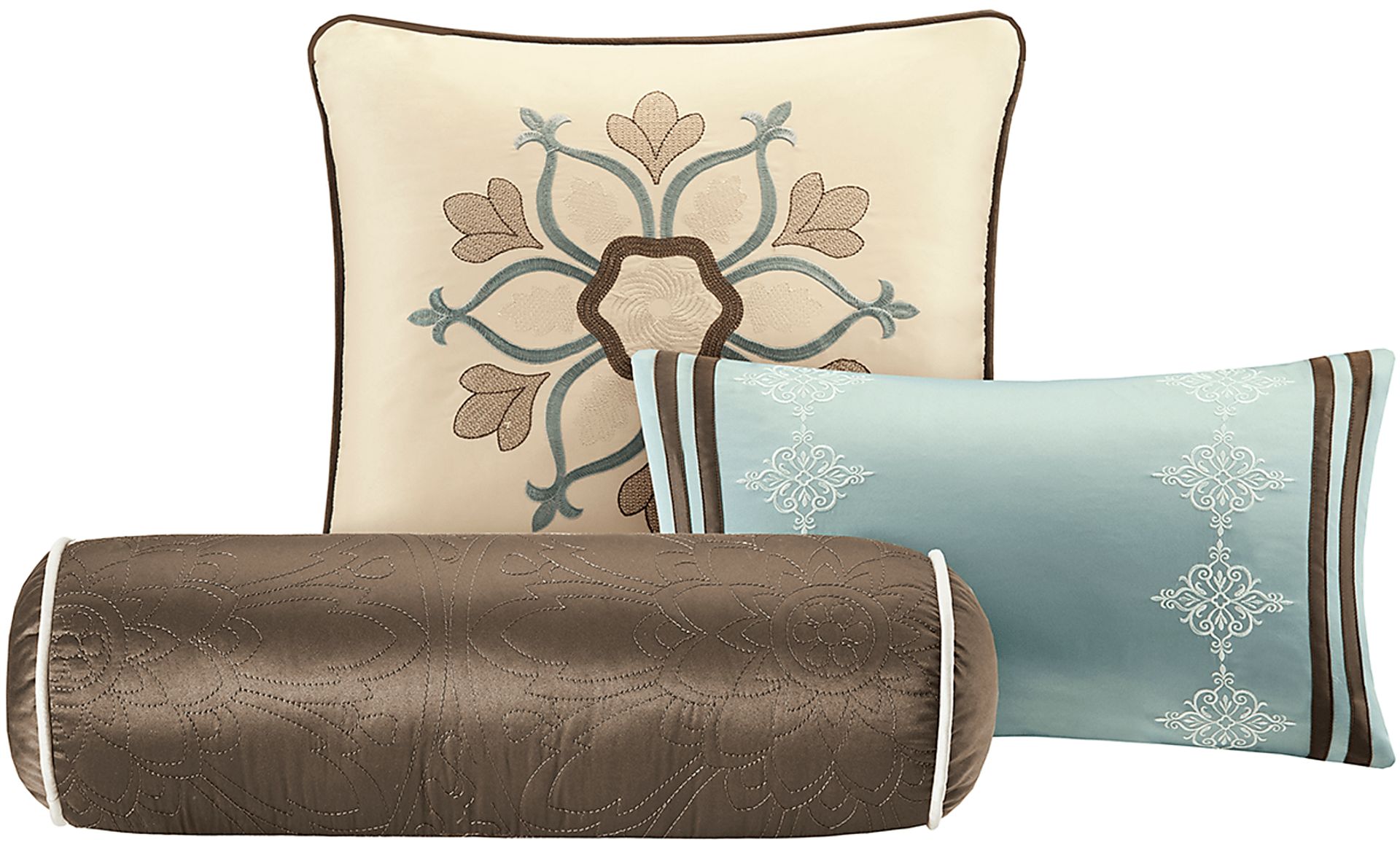 Bellecastle Blue 9 Pc King Comforter Set - Image 3