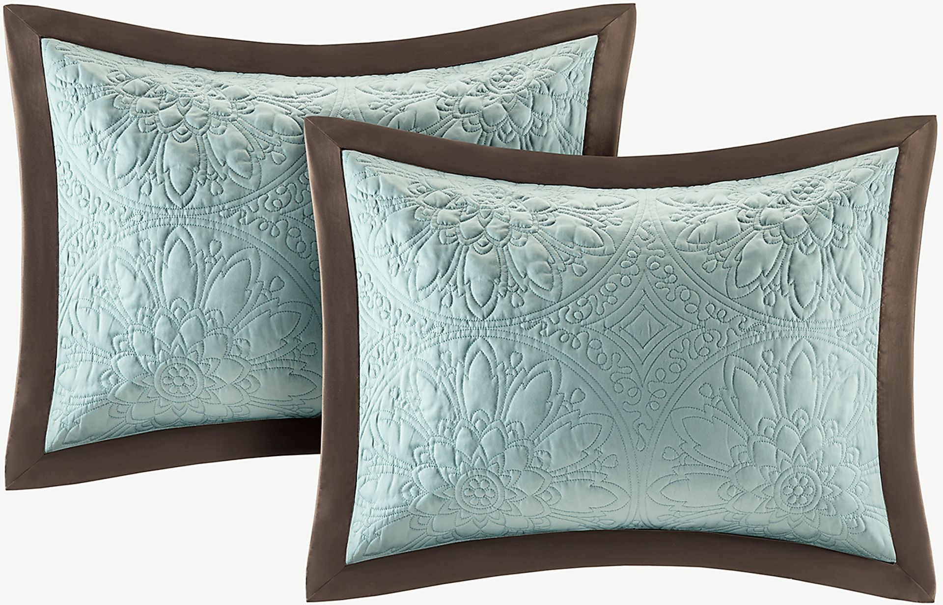 Bellecastle Blue 9 Pc King Comforter Set - Image 5