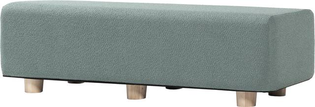 Bellemere Green Queen Bed Bench - Thumbnail - Image 1