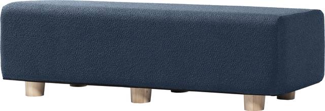 Bellemere Navy Queen Bed Bench - Thumbnail - Image 1