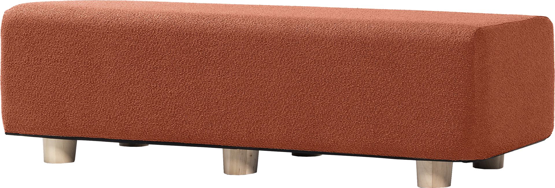 Bellemere Terracotta Queen Bed Bench - Image 1
