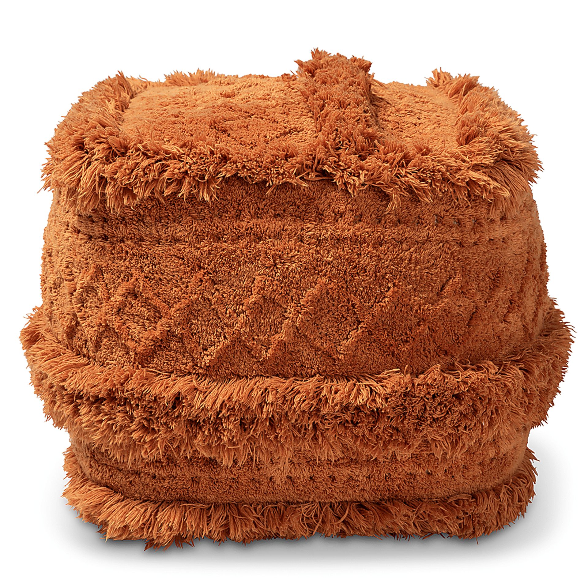 Bellerive Orange Pouf - Image 2