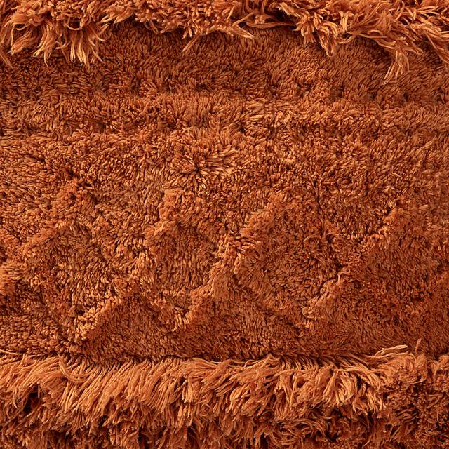 Bellerive Orange Pouf - Thumbnail - Image 3