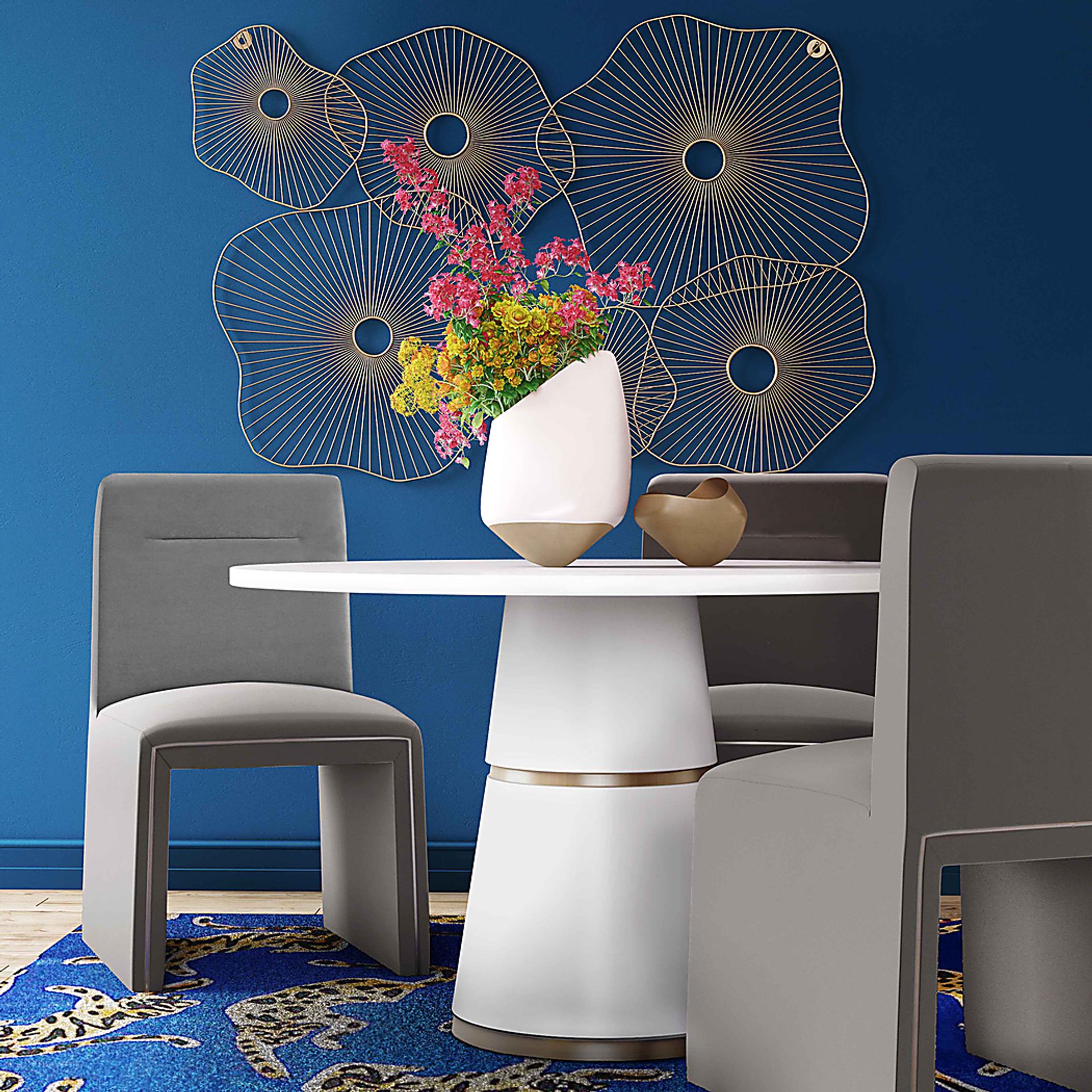 Belleveria Gray Dining Chair - Image 5