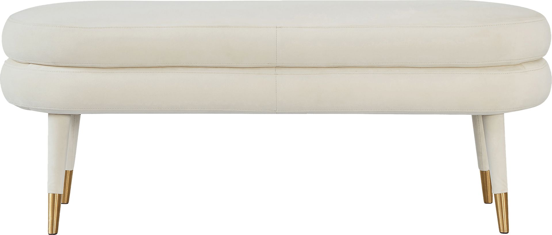 Bellfort Cream Accent Bench - Image 2