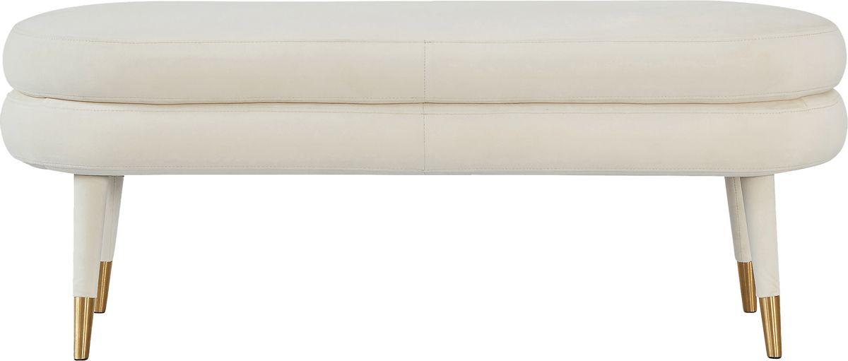 Bellfort Cream Beige Accent Bench | Rooms to Go