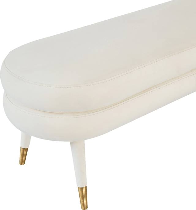 Bellfort Cream Accent Bench - Thumbnail - Image 3