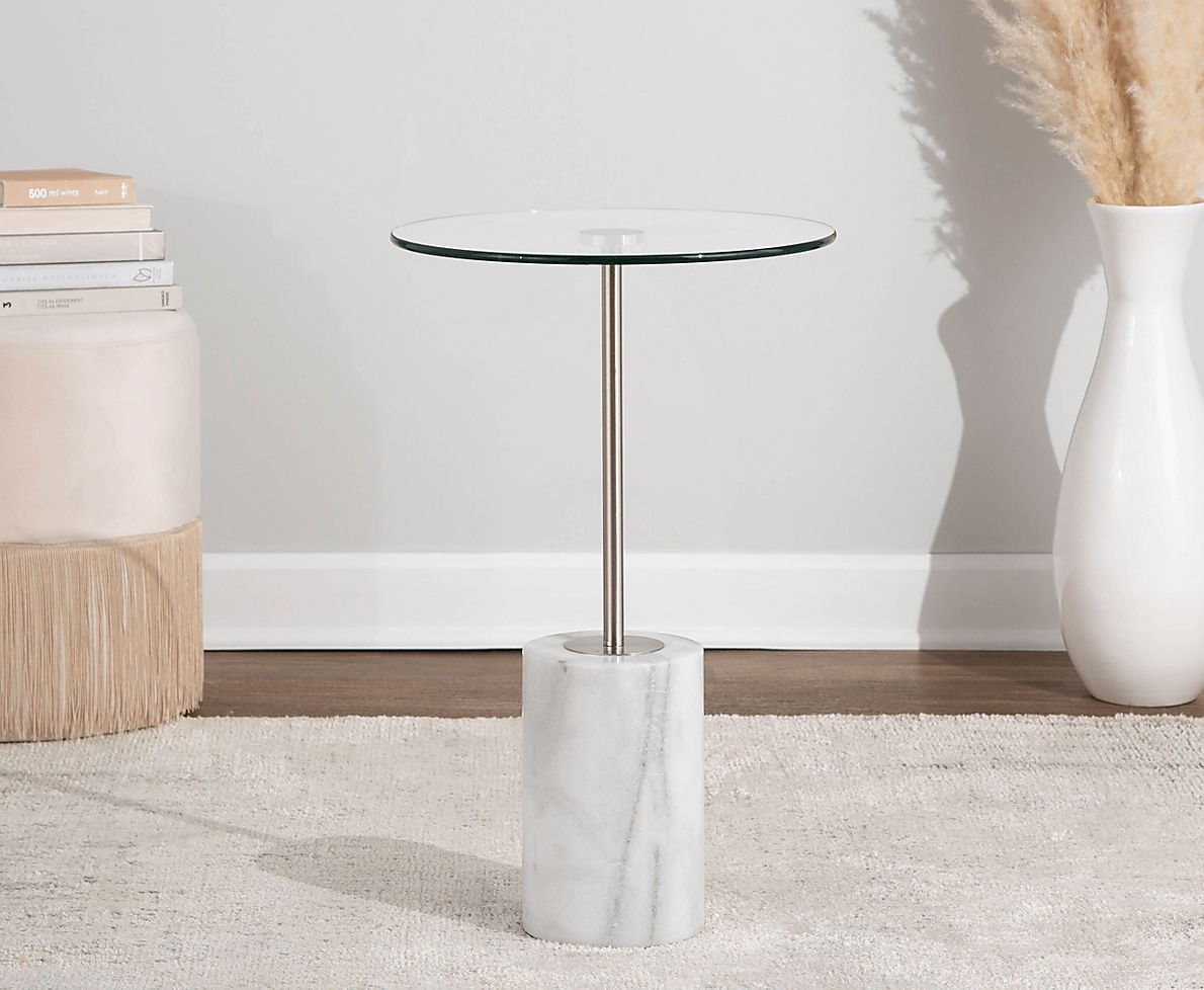Bellglen White Accent Table