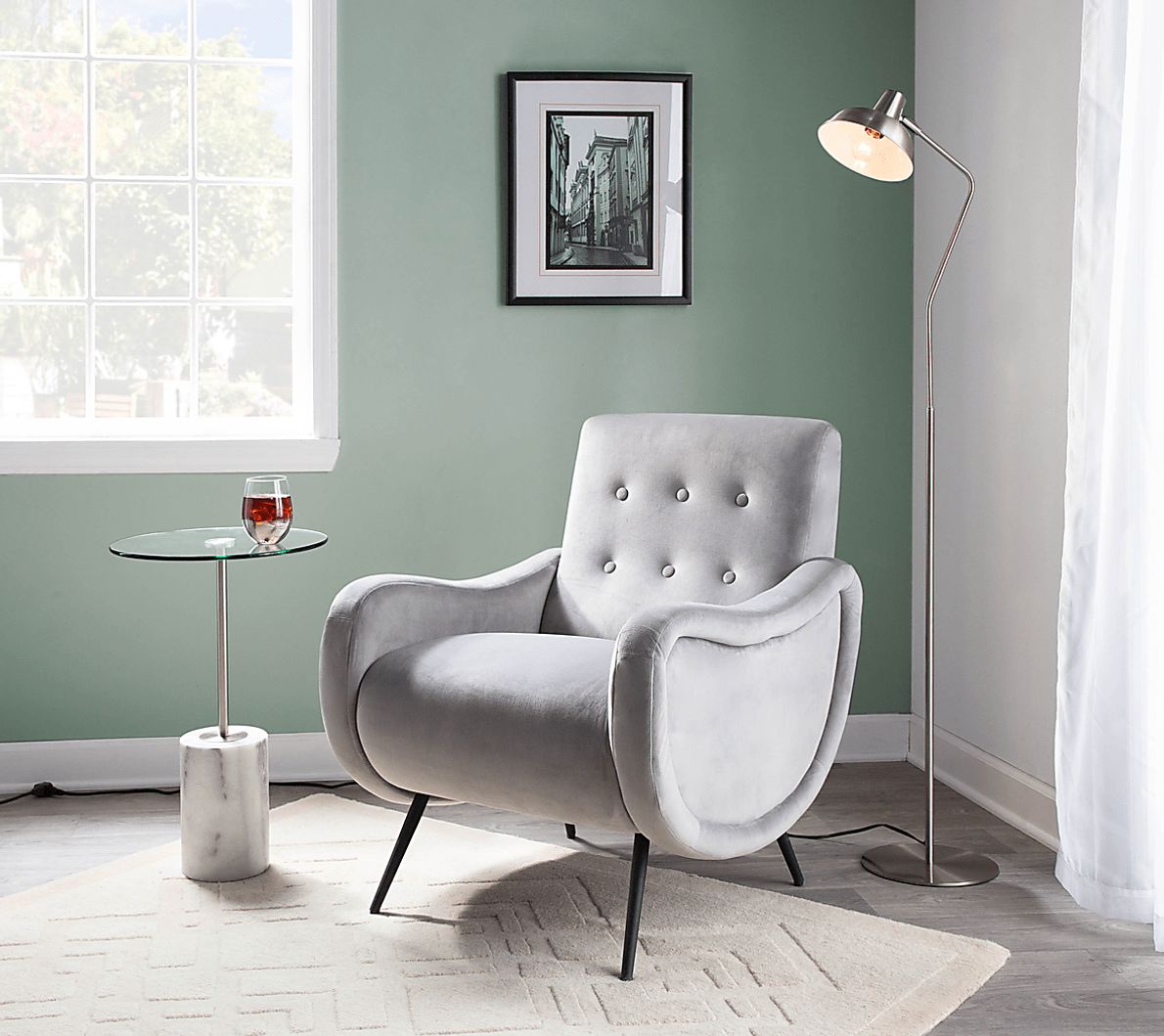 Bellglen White Accent Table