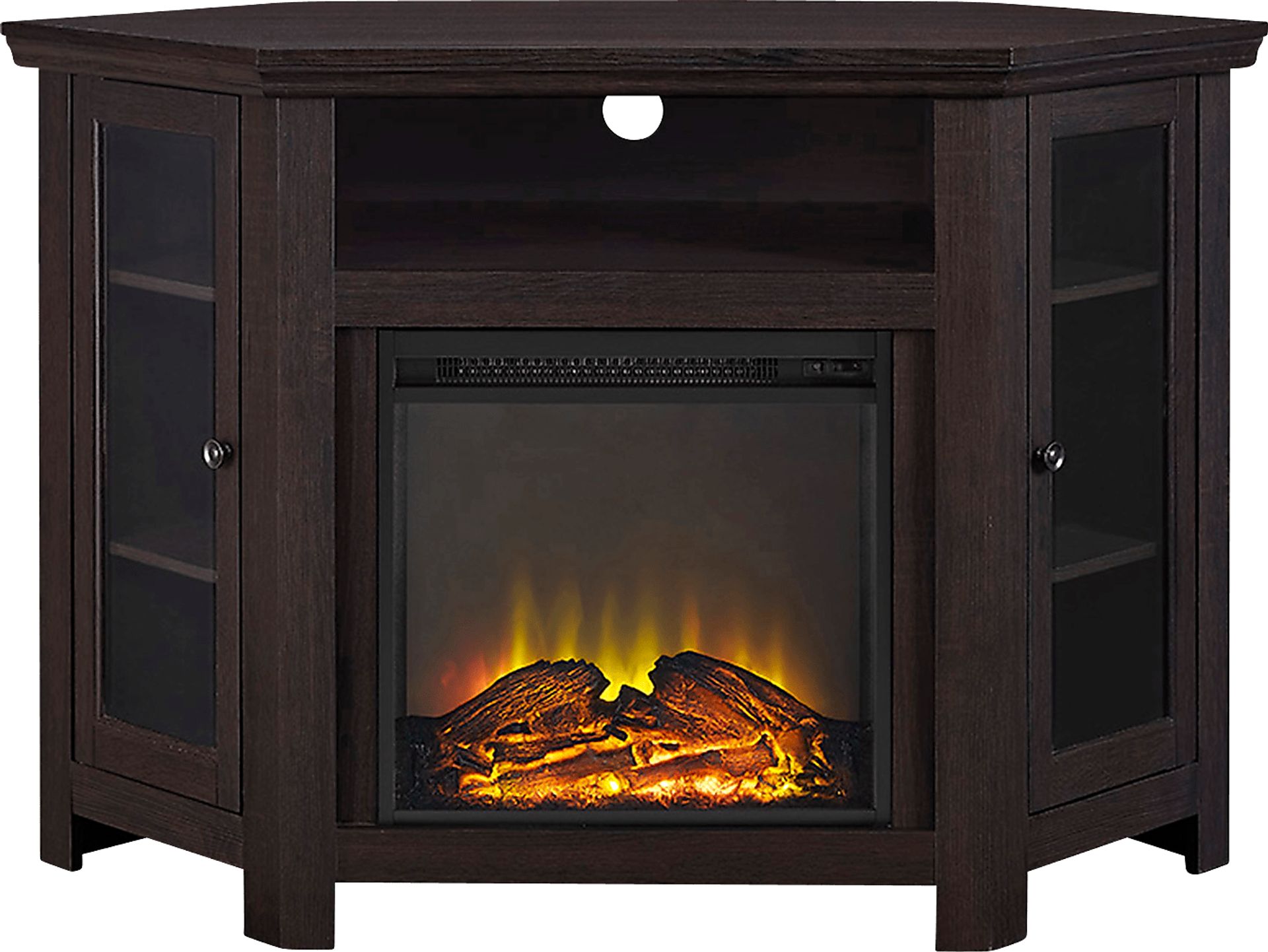 Bellgrave Espresso 48 in. Console, With Electric Fireplace - Image 3