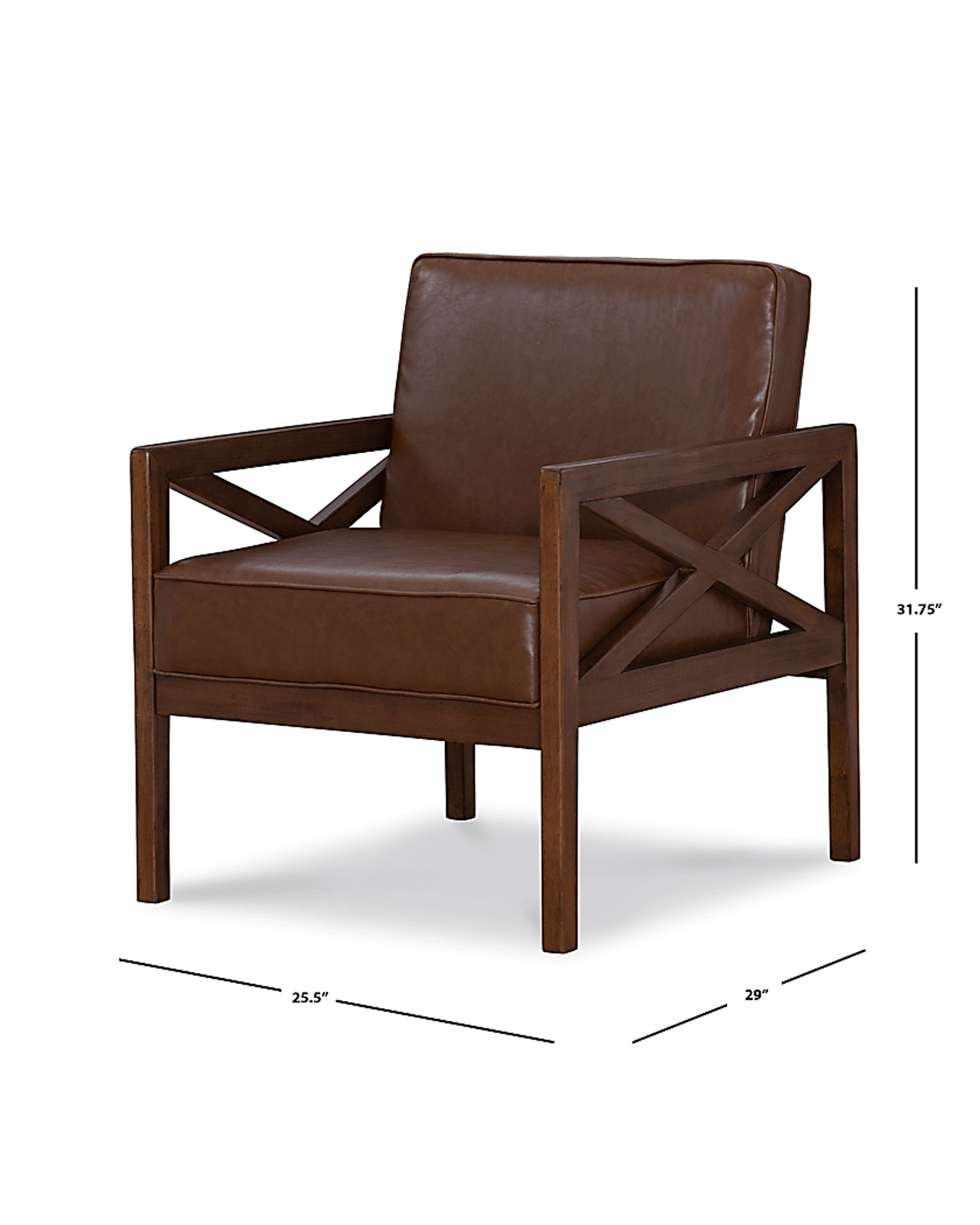 Bellhaven Cognac Accent Chair - Image 4
