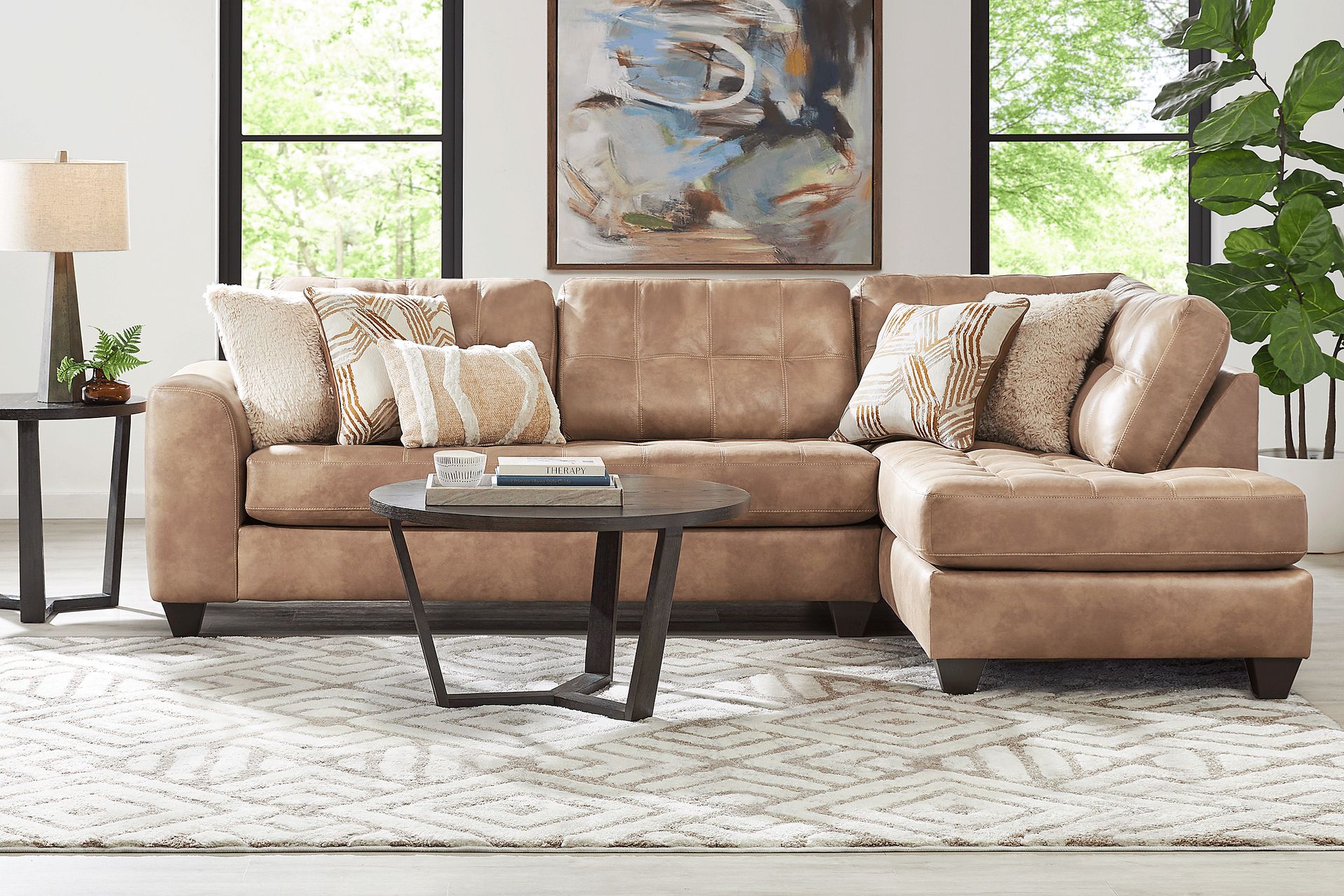 Bellinger Camel 2 Pc Sectional - Image 2