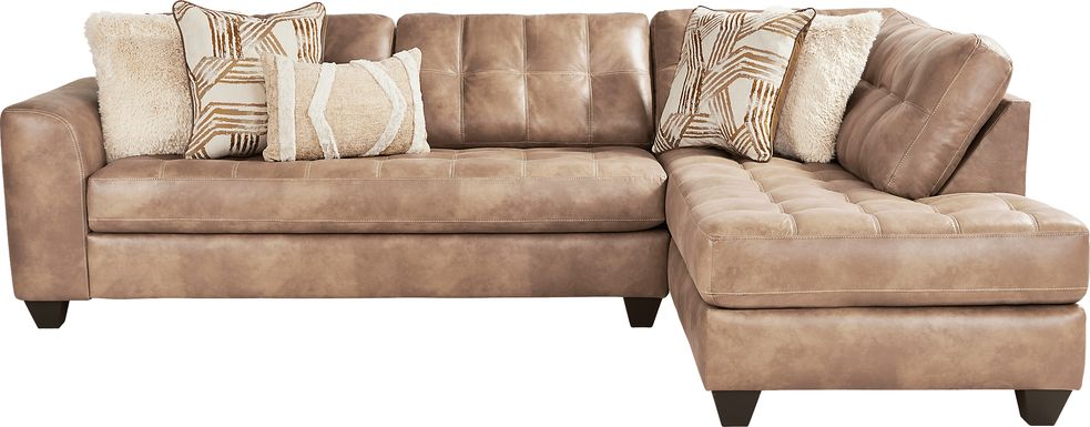 2 pc right chaise sectional