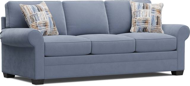 Bellingham Blue Microfiber Gel Foam Sleeper Sofa - Thumbnail - Image 4