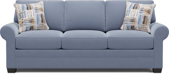 Bellingham Blue Microfiber Gel Foam Sleeper Sofa - Thumbnail - Image 1