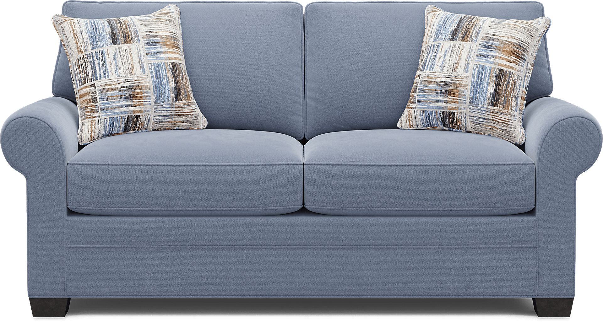 Bellingham Blue Microfiber 7 Pc Living Room - Image 8