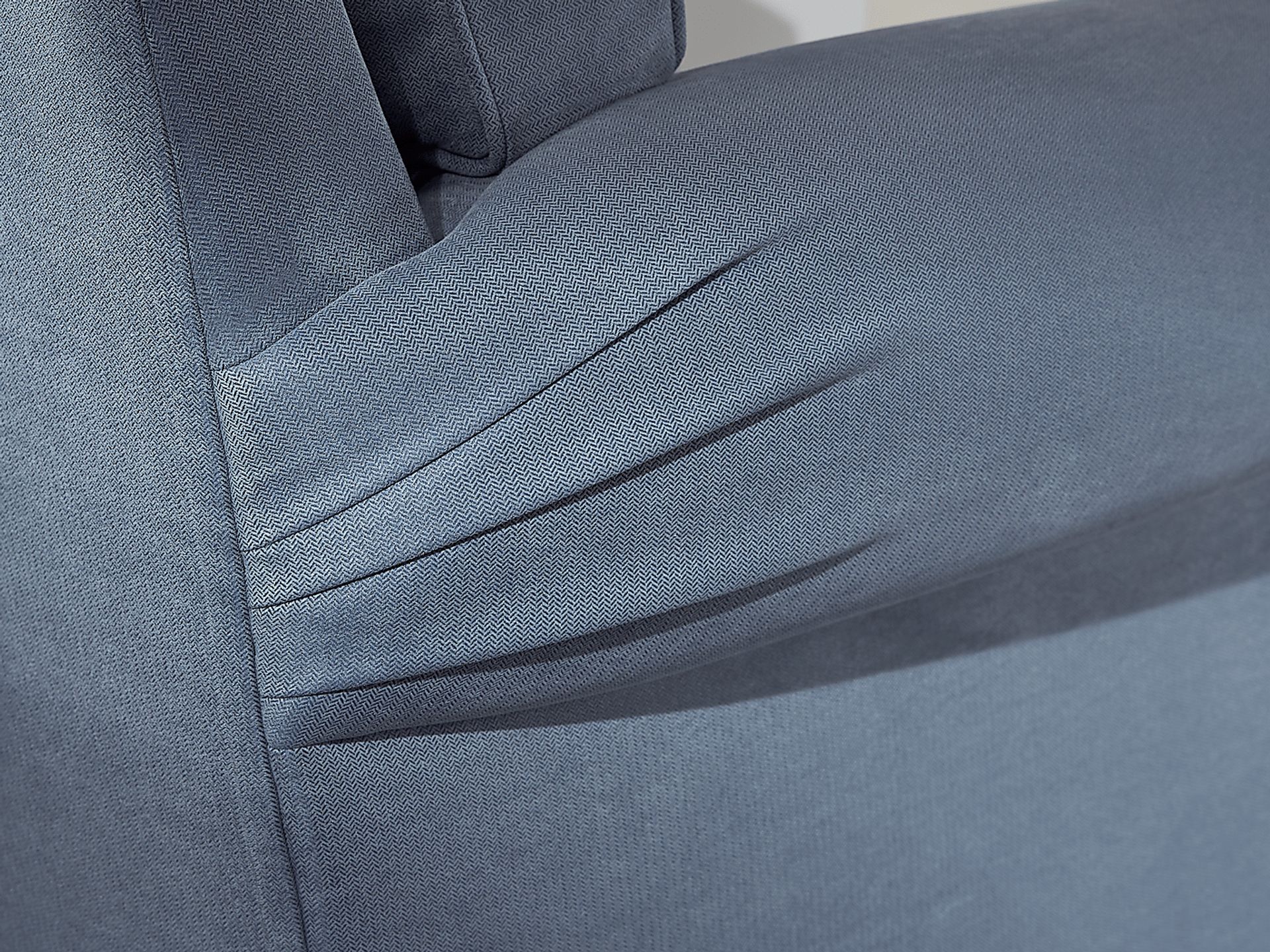 Bellingham Blue Microfiber 7 Pc Living Room - Image 5