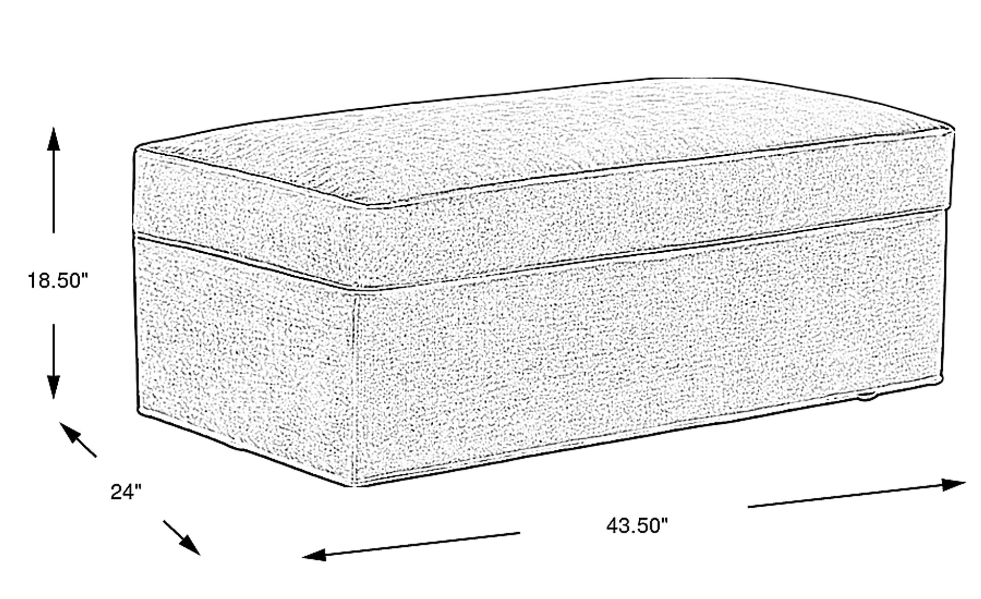 Dimension Image. Please refer to the Dimension Tab on this page for dimension details.
