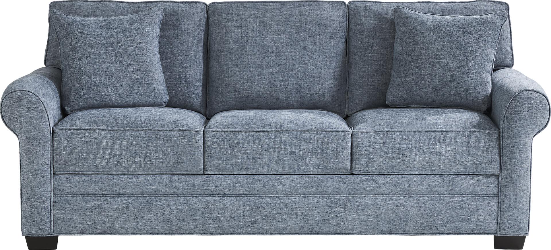 Bellingham Chambray Textured Chenille Gel Foam Sleeper Sofa