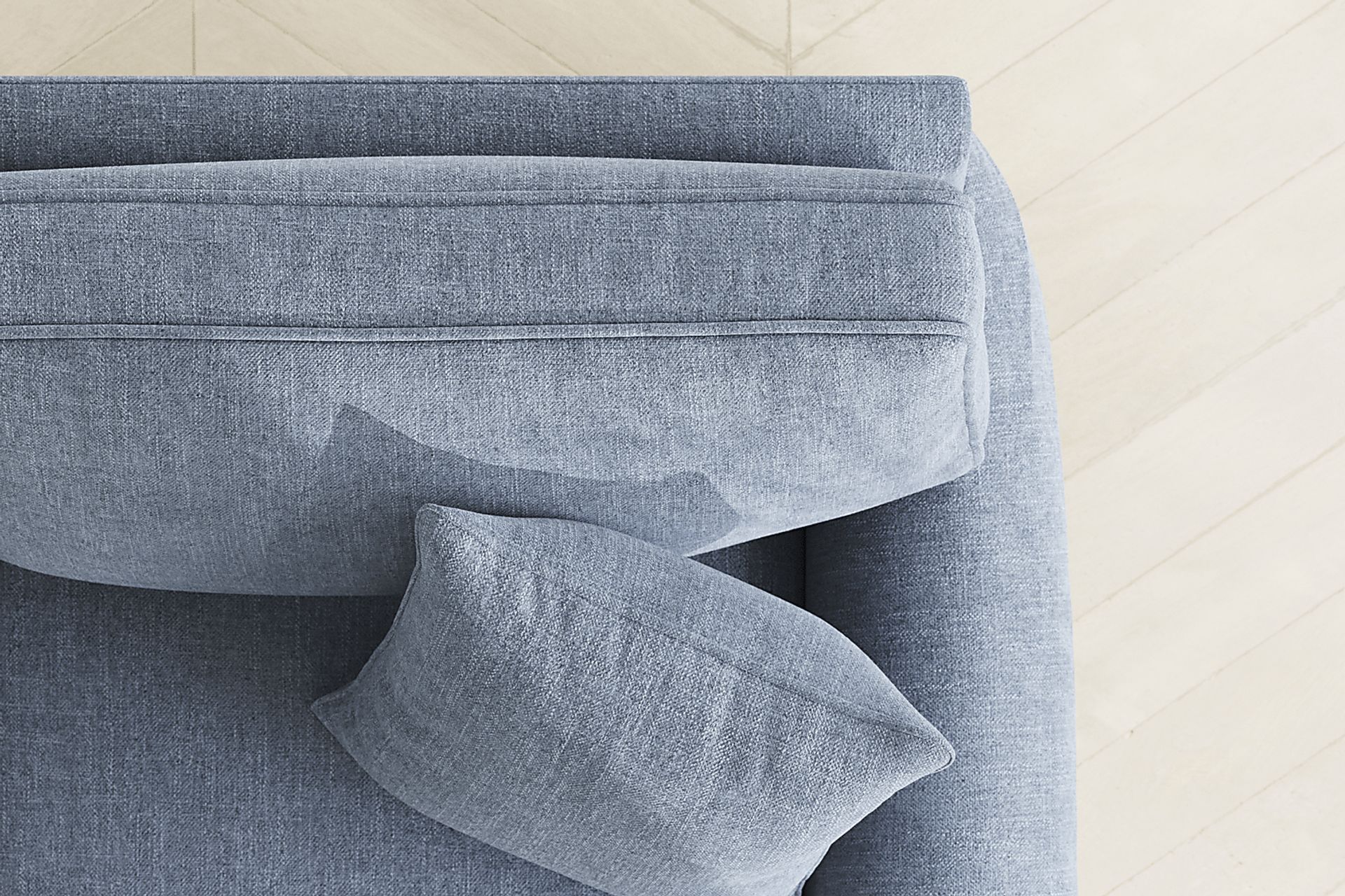 Bellingham Chambray Textured Chenille Loveseat - Image 9