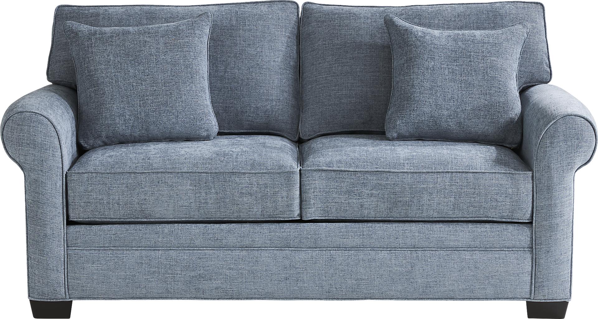 Bellingham Chambray Textured Chenille Loveseat