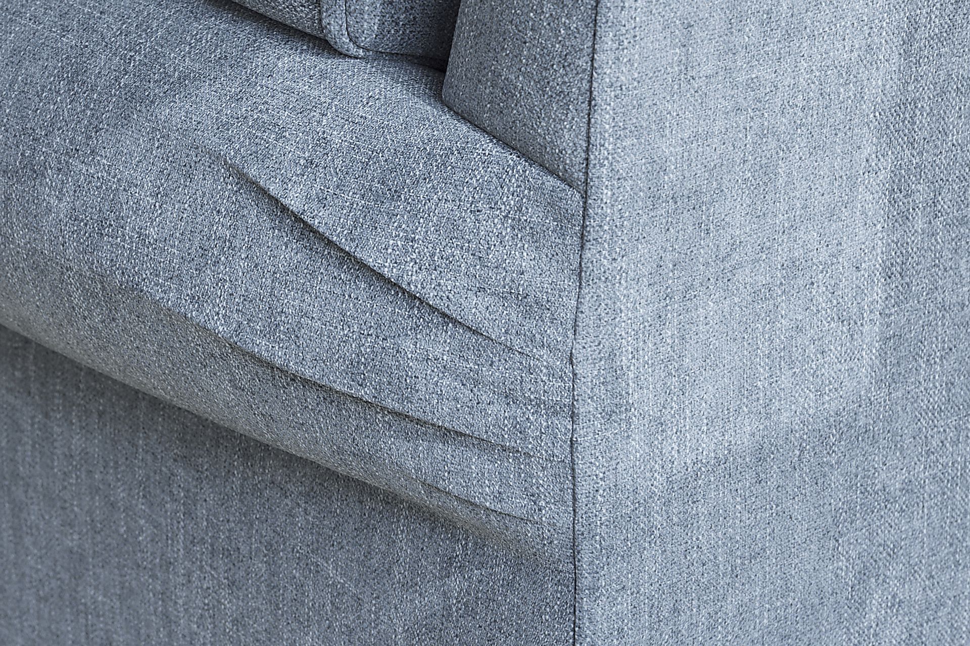 Bellingham Chambray Textured Chenille Sleeper Loveseat - Image 5