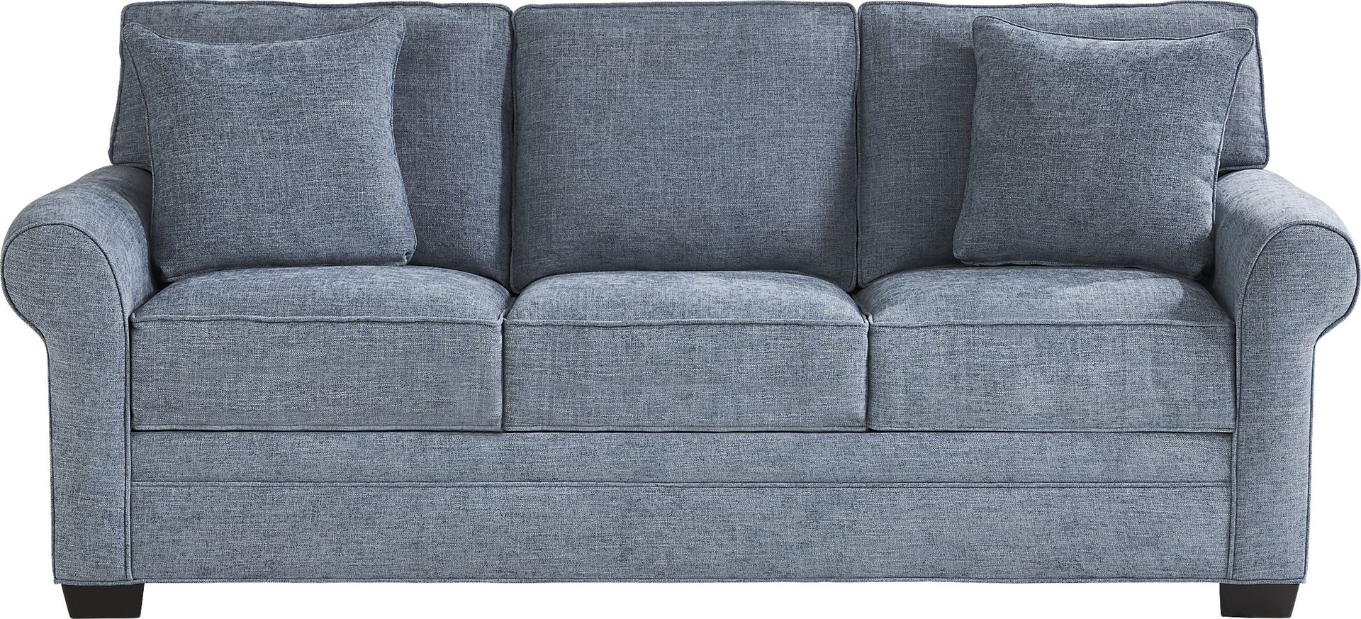 Bellingham Chambray Textured Chenille 7 Pc Living Room with Sleeper Sofa - Image 2