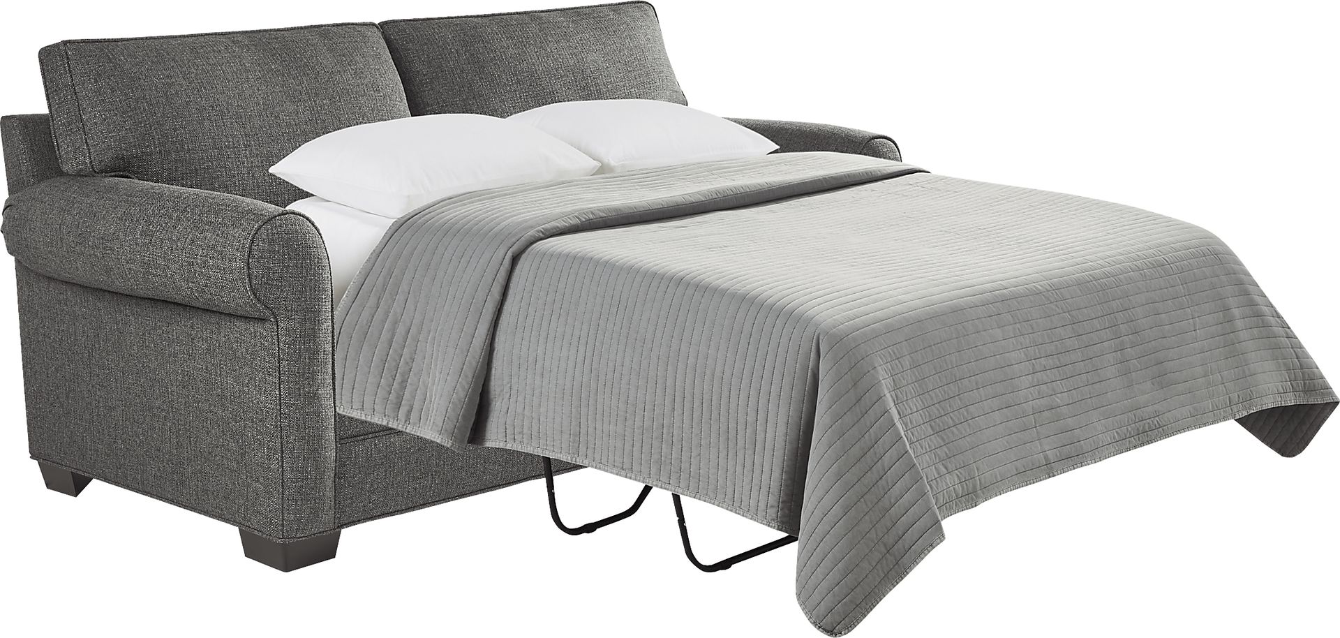 Bellingham Granite Textured Gel Foam Sleeper Loveseat - Image 3