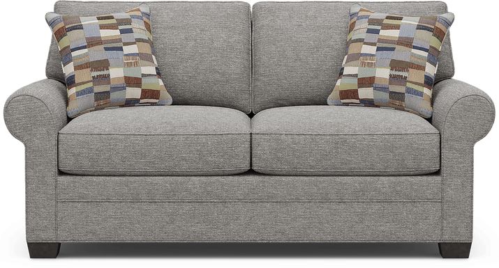 Bellingham Gray Textured Loveseat