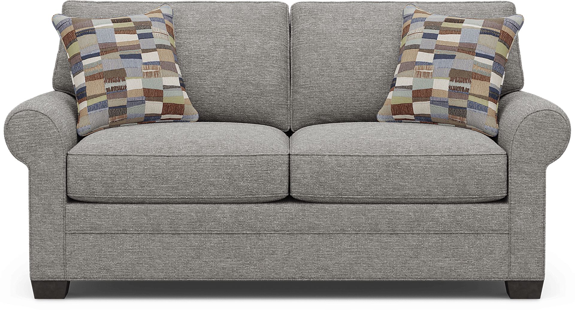 Bellingham Gray Gel Foam Sleeper Loveseat - Image 1