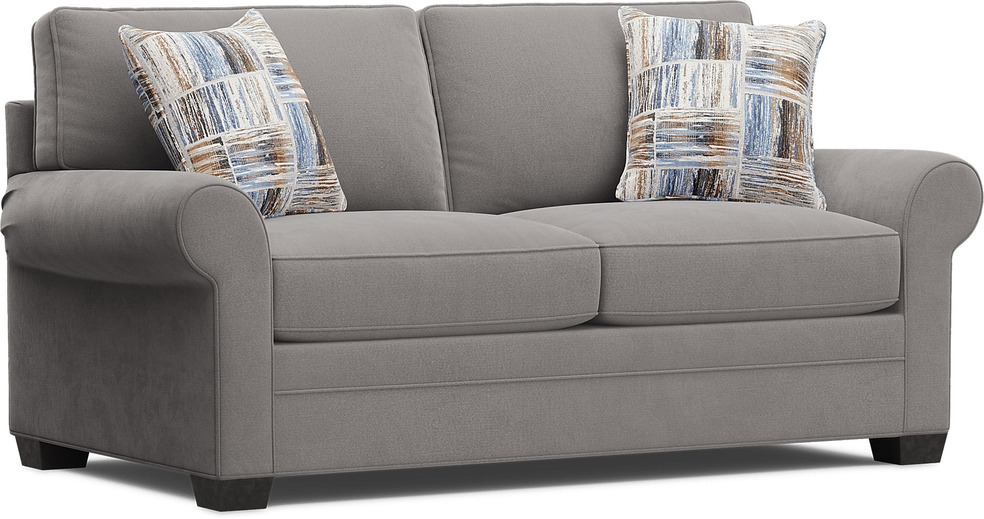 Bellingham Gray Microfiber Loveseat - Image 3