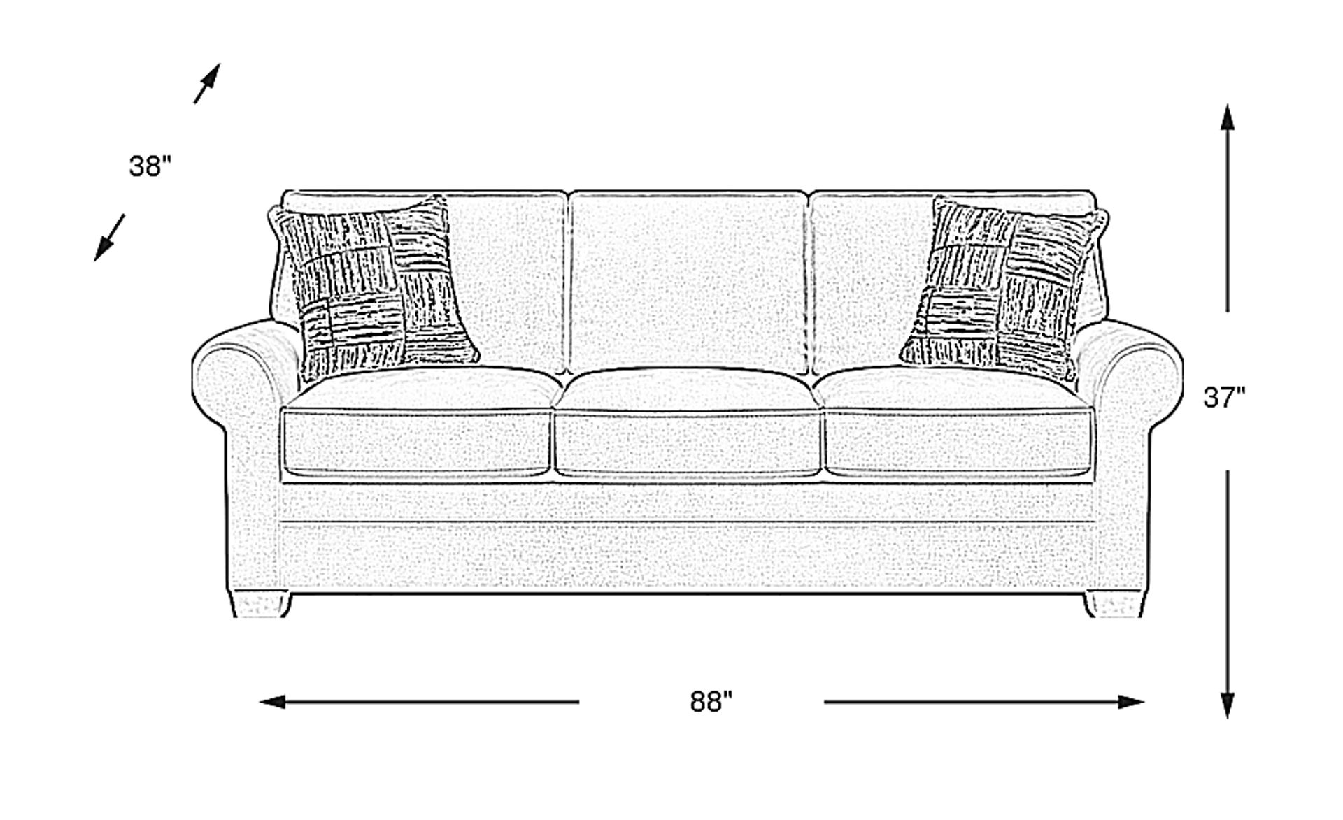 Cindy Crawford Bellingham Gray Microfiber Sleeper Sofa | Rooms to Go