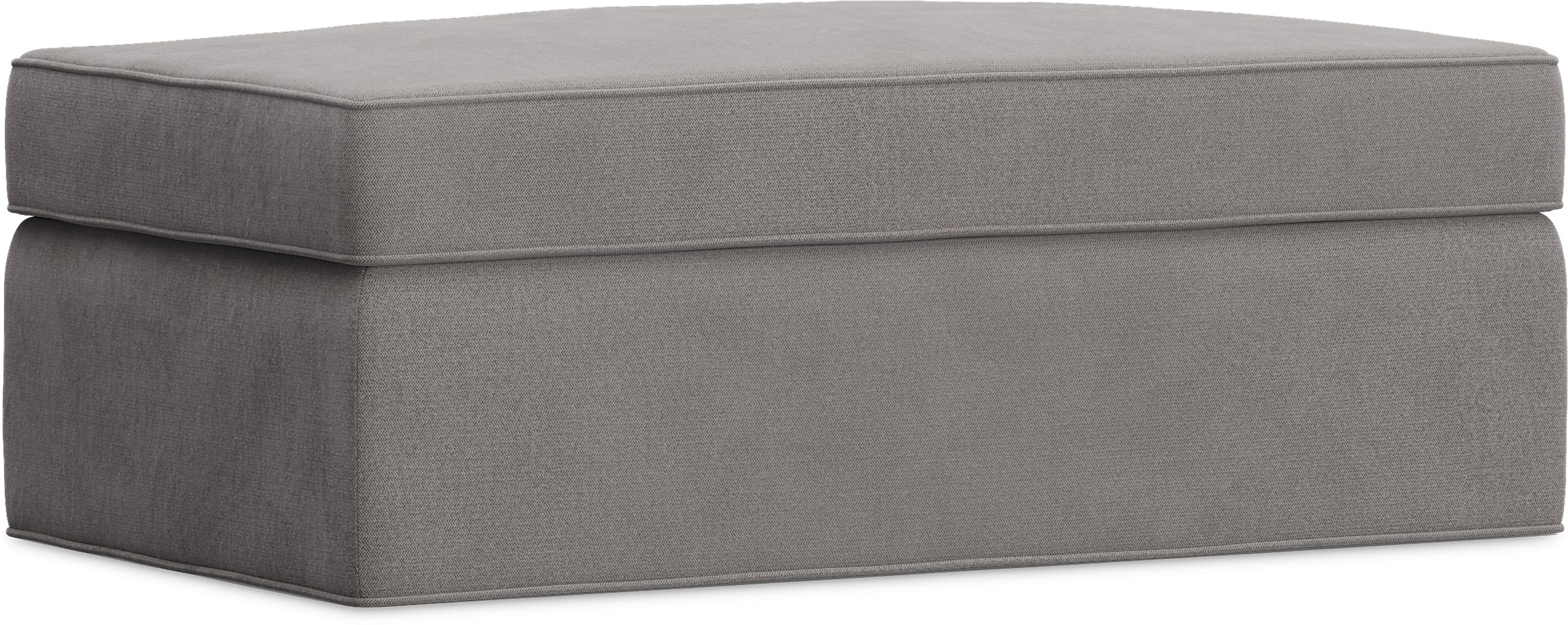 Bellingham Granite Microfiber Storage Ottoman