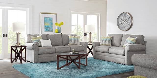 Bellingham Gray Textured Chair - Thumbnail - Image 2