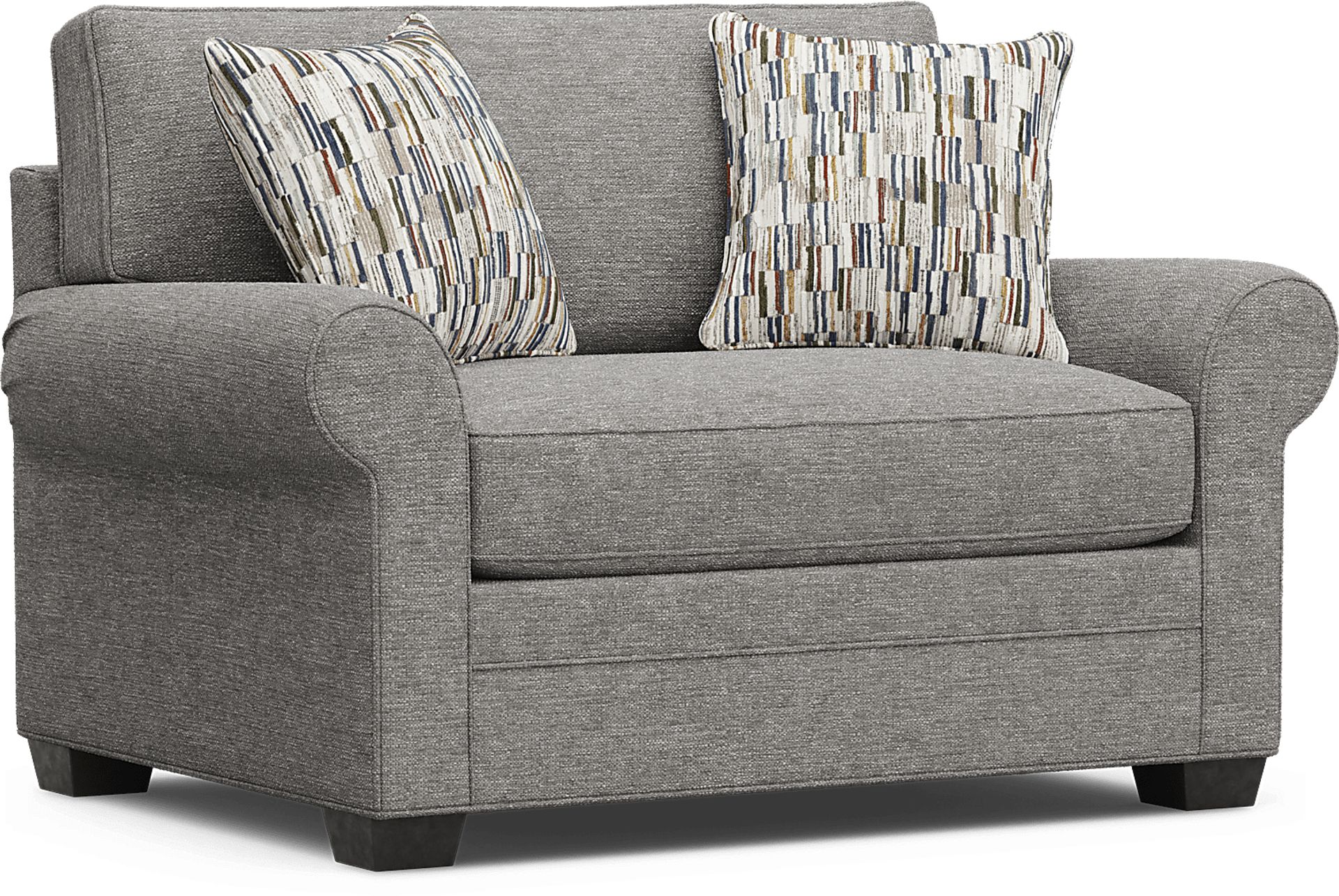 Bellingham Gray Textured Gel Foam Sleeper Chair - Image 1