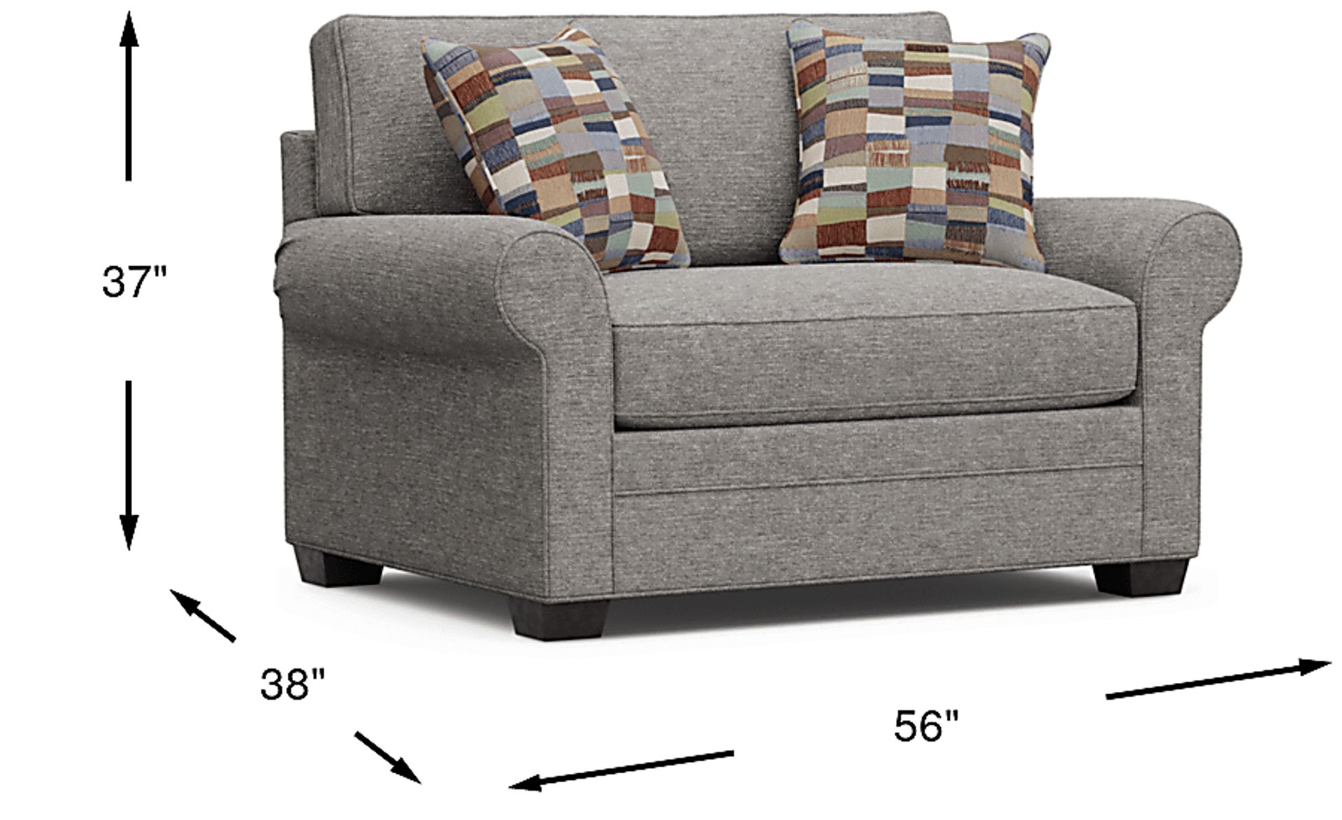 Dimension Image. Please refer to the Dimension Tab on this page for dimension details.