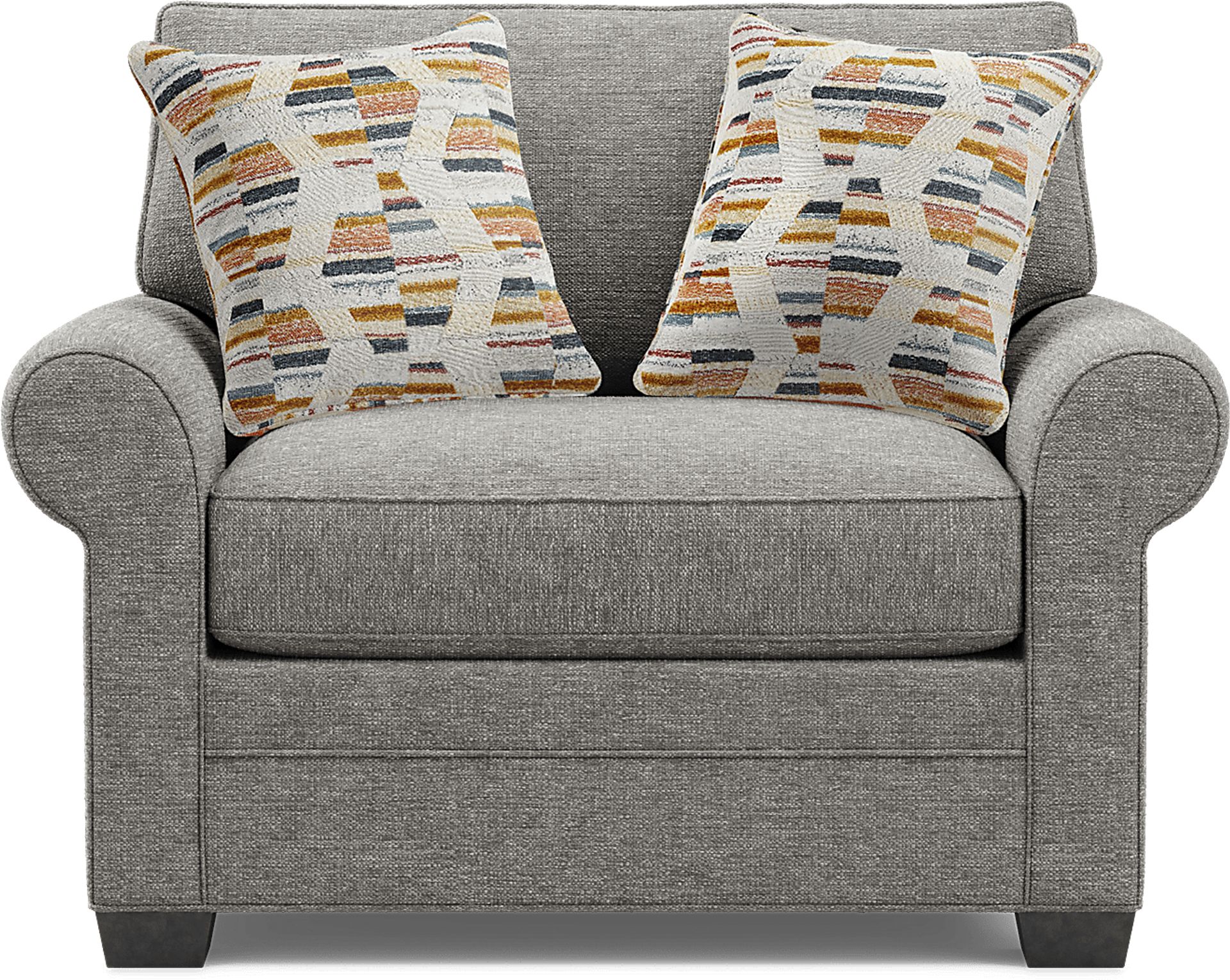 Bellingham Gray Textured Gel Foam Sleeper Chair - Image 3