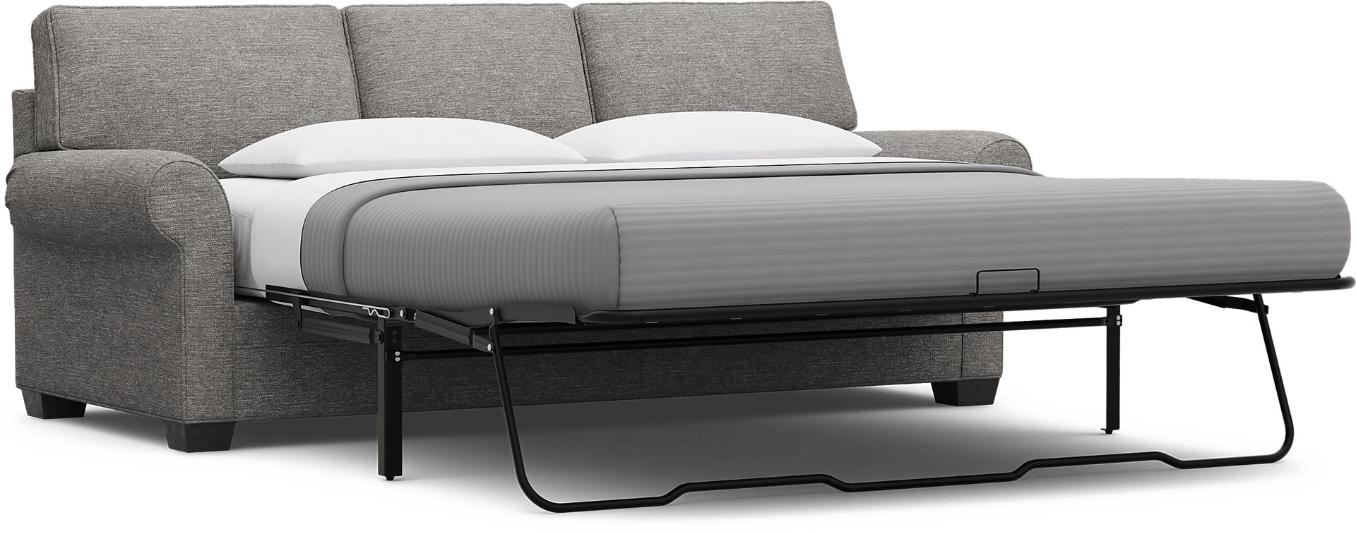 Bellingham Gray Textured Gel Foam Sleeper Sofa - Image 3