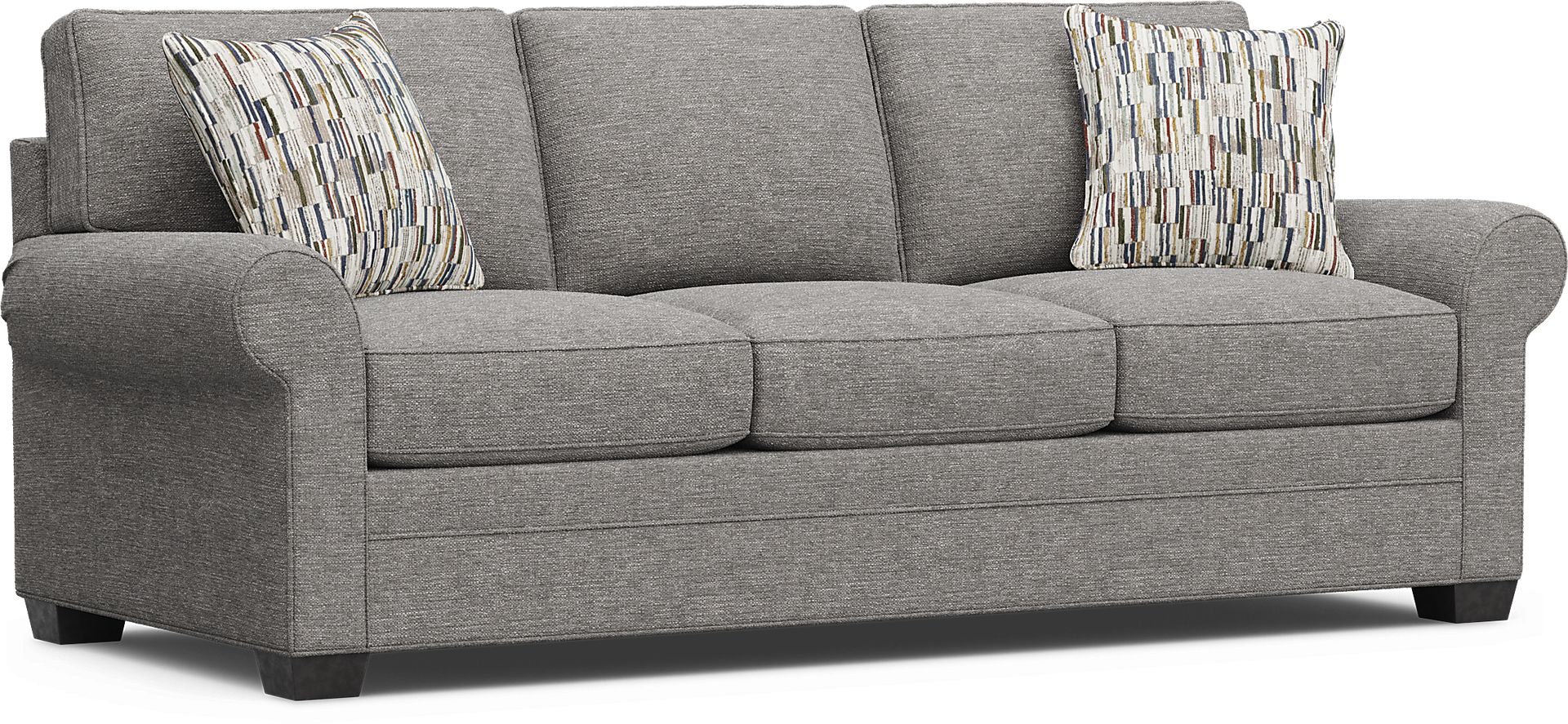 Bellingham Gray Textured Gel Foam Sleeper - Image 3